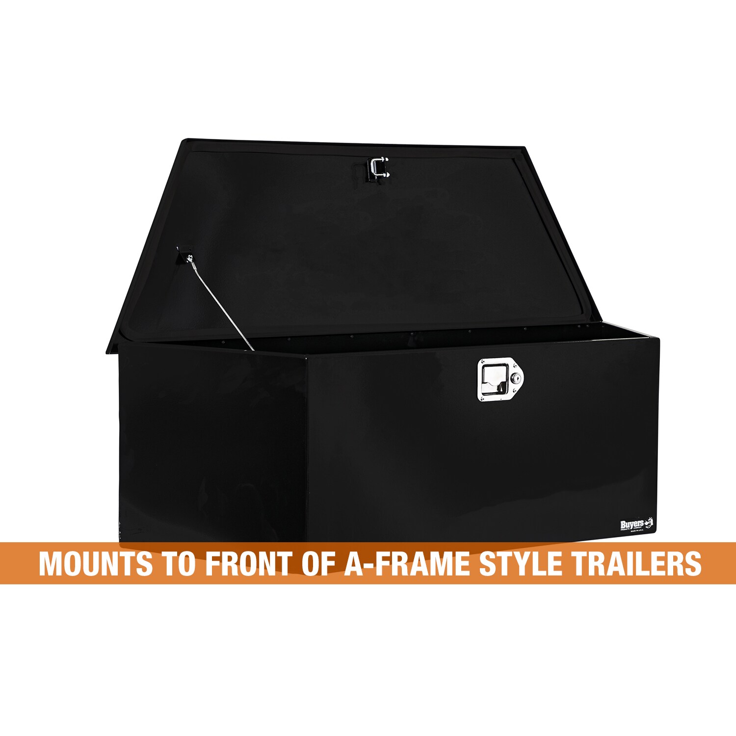 Caja de herramientas para camioneta de acero negro de 49 pulgadas x 16 pulgadas x 16 pulgadas de Buyers Products