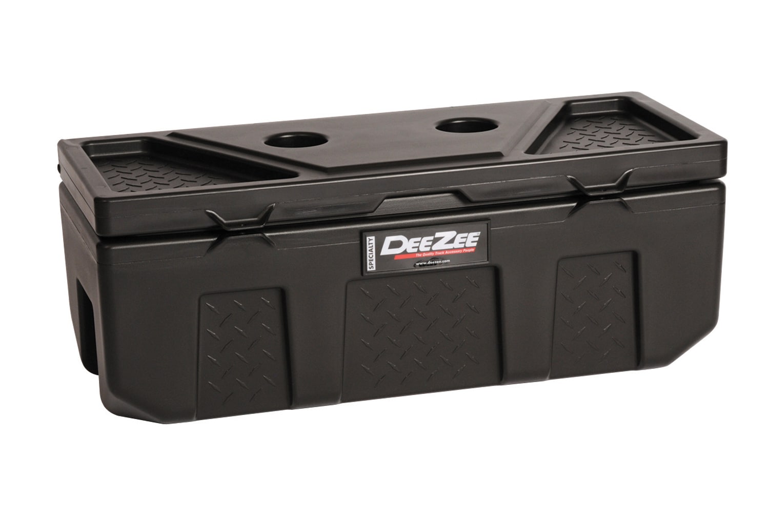 Caja de herramientas para camioneta Dee Zee de plástico negro de 36 pulgadas x 14 pulgadas x 13 pulgadas (DZ6535P)