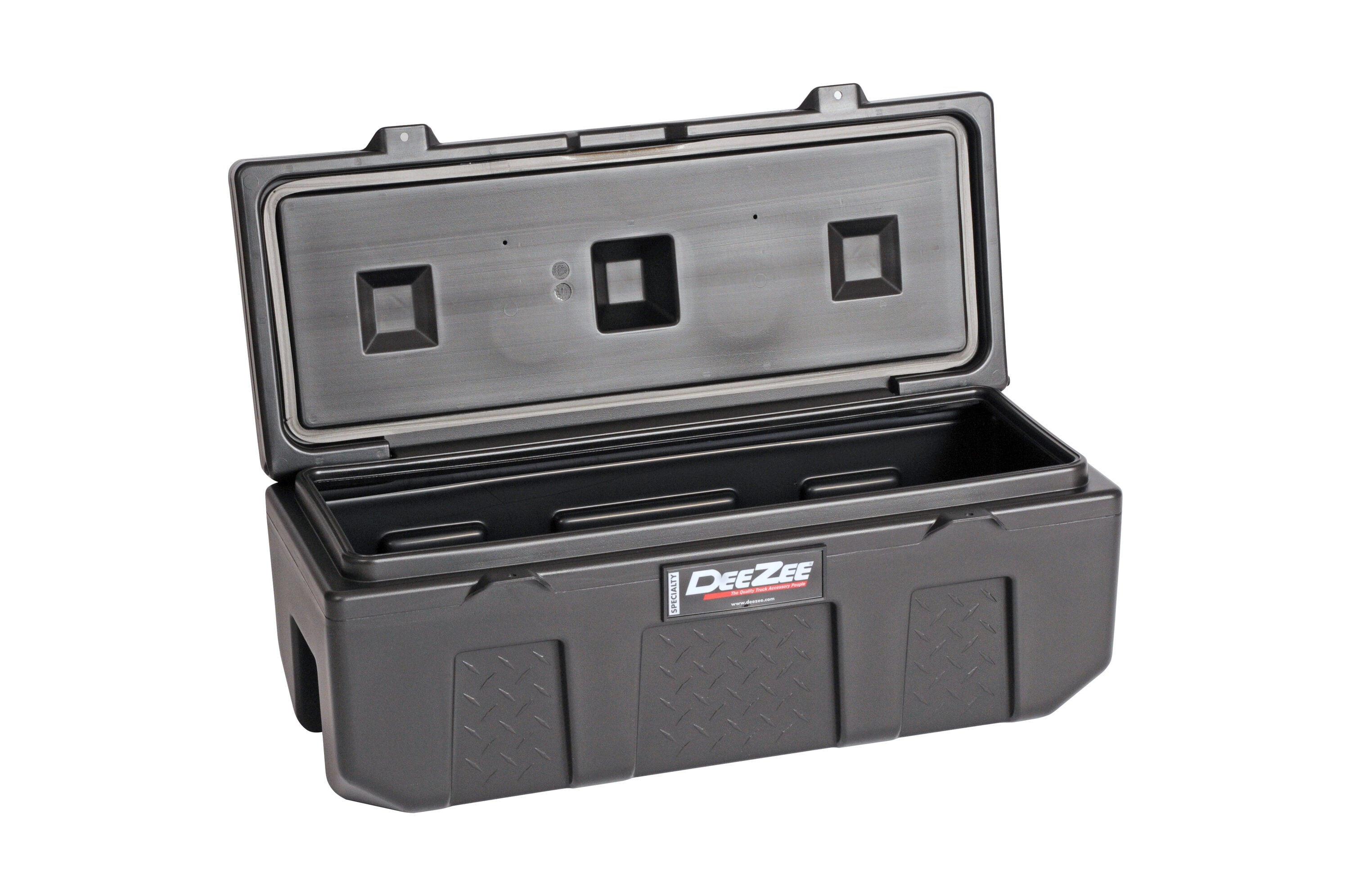 Caja de herramientas para camioneta Dee Zee de plástico negro de 36 pulgadas x 14 pulgadas x 13 pulgadas (DZ6535P)