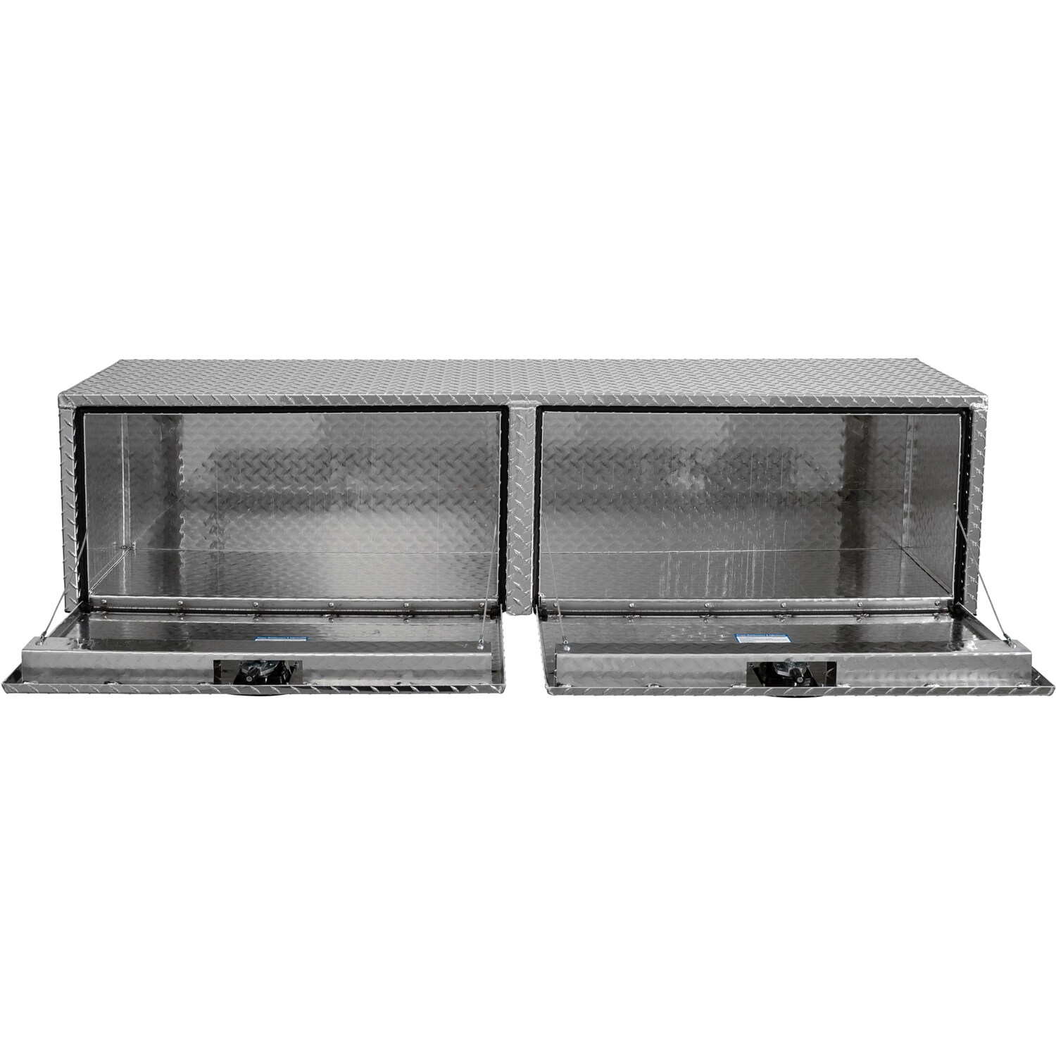 Caja de herramientas para camioneta de montaje superior de aluminio de 72 pulgadas x 13 pulgadas x 16 pulgadas de Buyers Products 1701551
