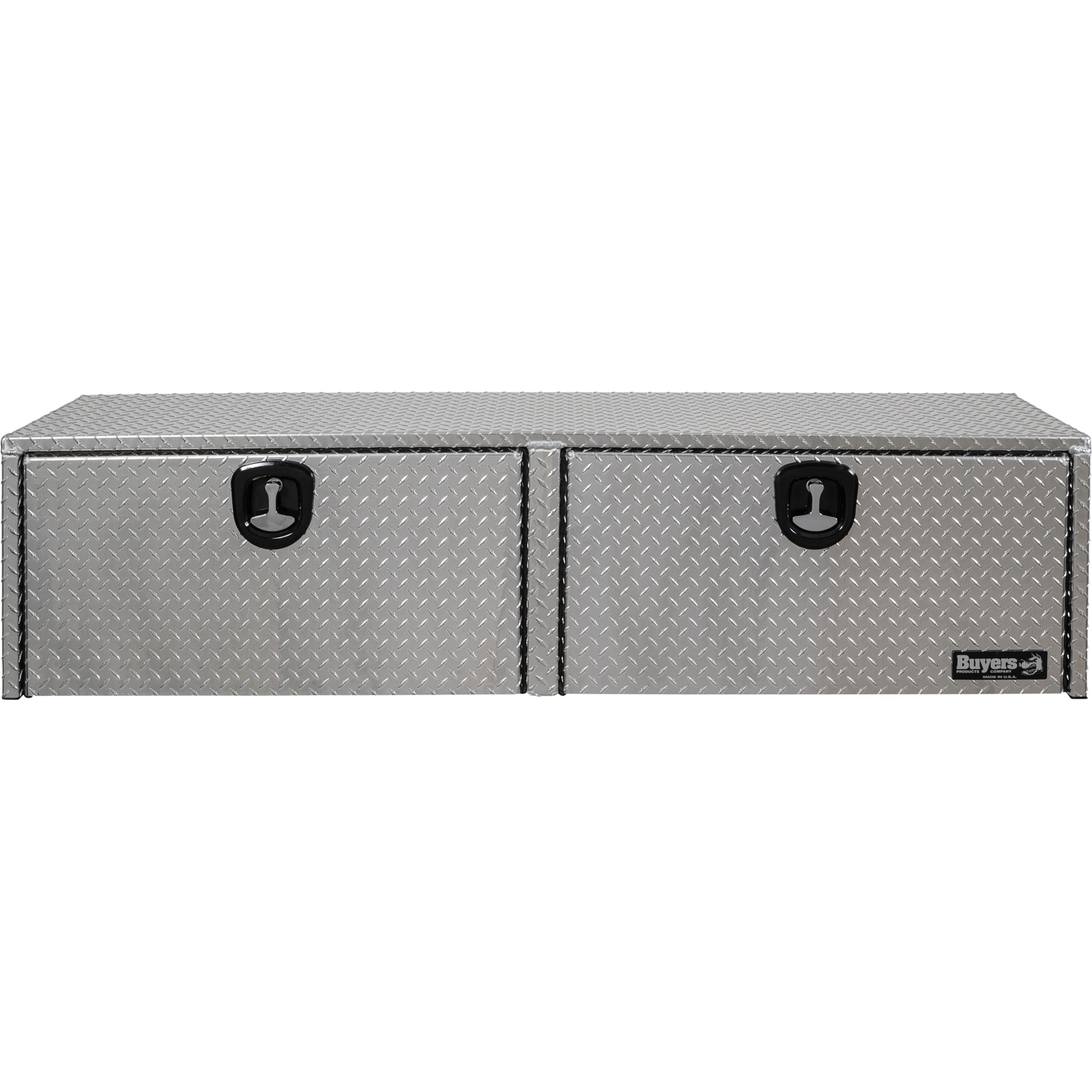 Caja de herramientas para camioneta de montaje superior de aluminio de 72 pulgadas x 13 pulgadas x 16 pulgadas de Buyers Products 1701551