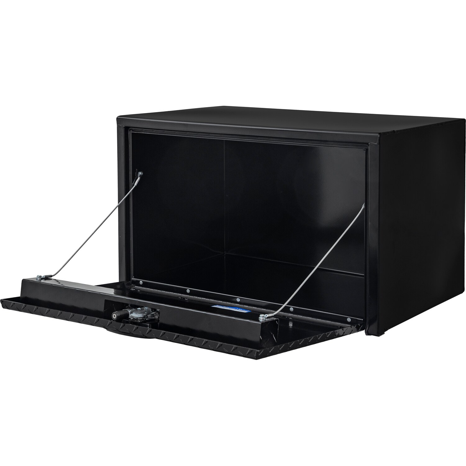 Caja de herramientas para camiones bajo chasis de acero negro de 30 pulgadas x 18 pulgadas x 18 pulgadas de Buyers Products 1702503MPP