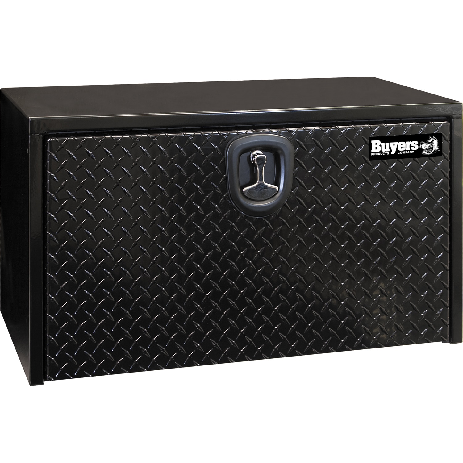 Caja de herramientas para camiones bajo chasis de acero negro de 30 pulgadas x 18 pulgadas x 18 pulgadas de Buyers Products 1702503MPP