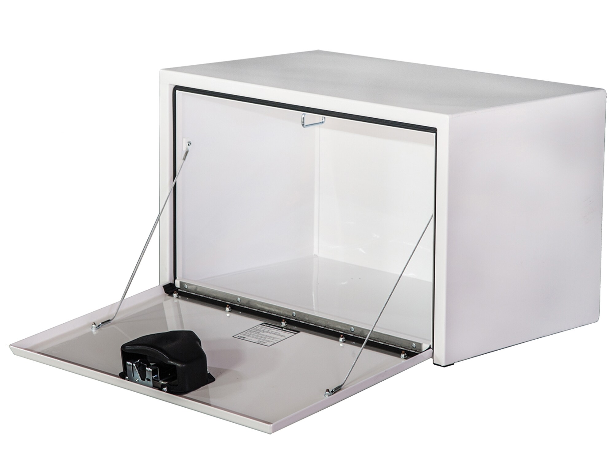 Caja de herramientas para camión bajo de acero blanco de 30 pulgadas x 18 pulgadas x 18 pulgadas de Buyers Products