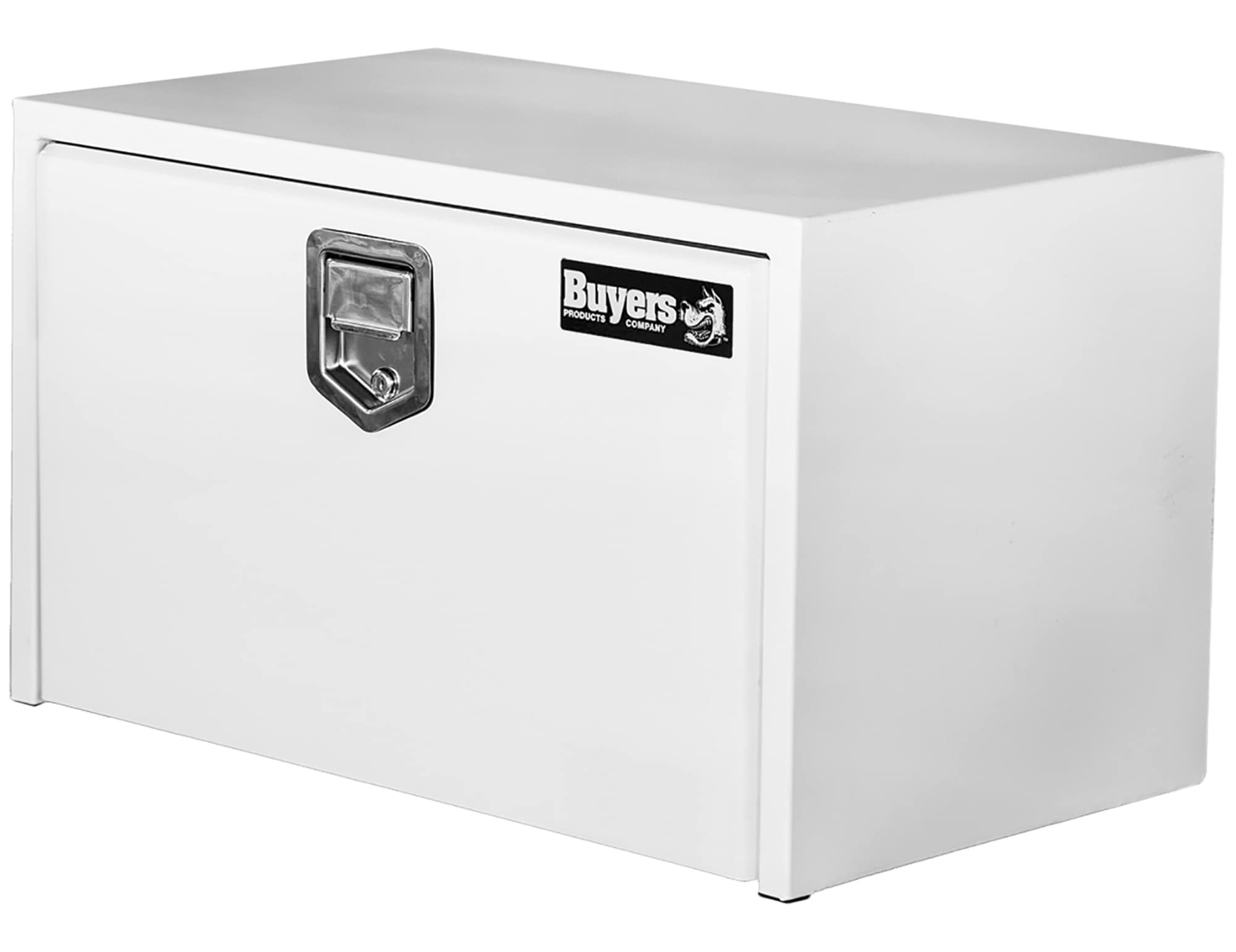 Caja de herramientas para camión bajo de acero blanco de 30 pulgadas x 18 pulgadas x 18 pulgadas de Buyers Products