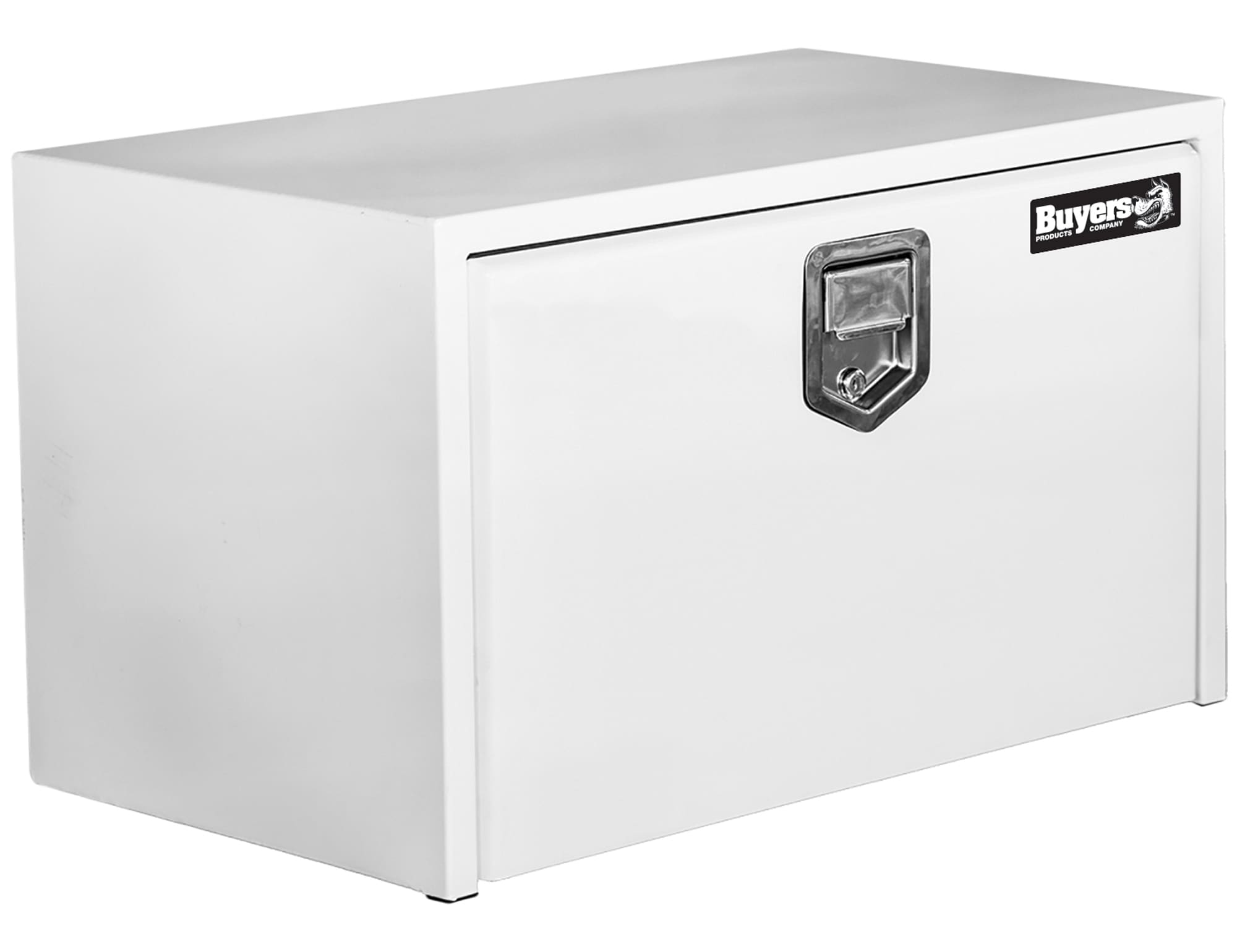 Caja de herramientas para camión bajo de acero blanco de 30 pulgadas x 18 pulgadas x 18 pulgadas de Buyers Products
