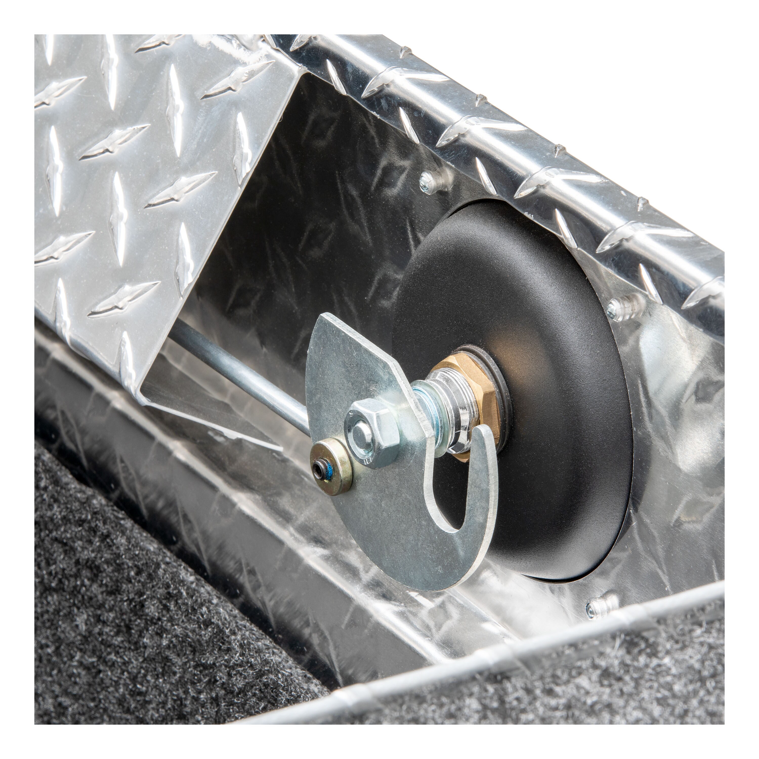 Caja de herramientas para camioneta tipo crossover de aluminio brillante de 69.875 pulgadas x 20 pulgadas x 14.75 pulgadas