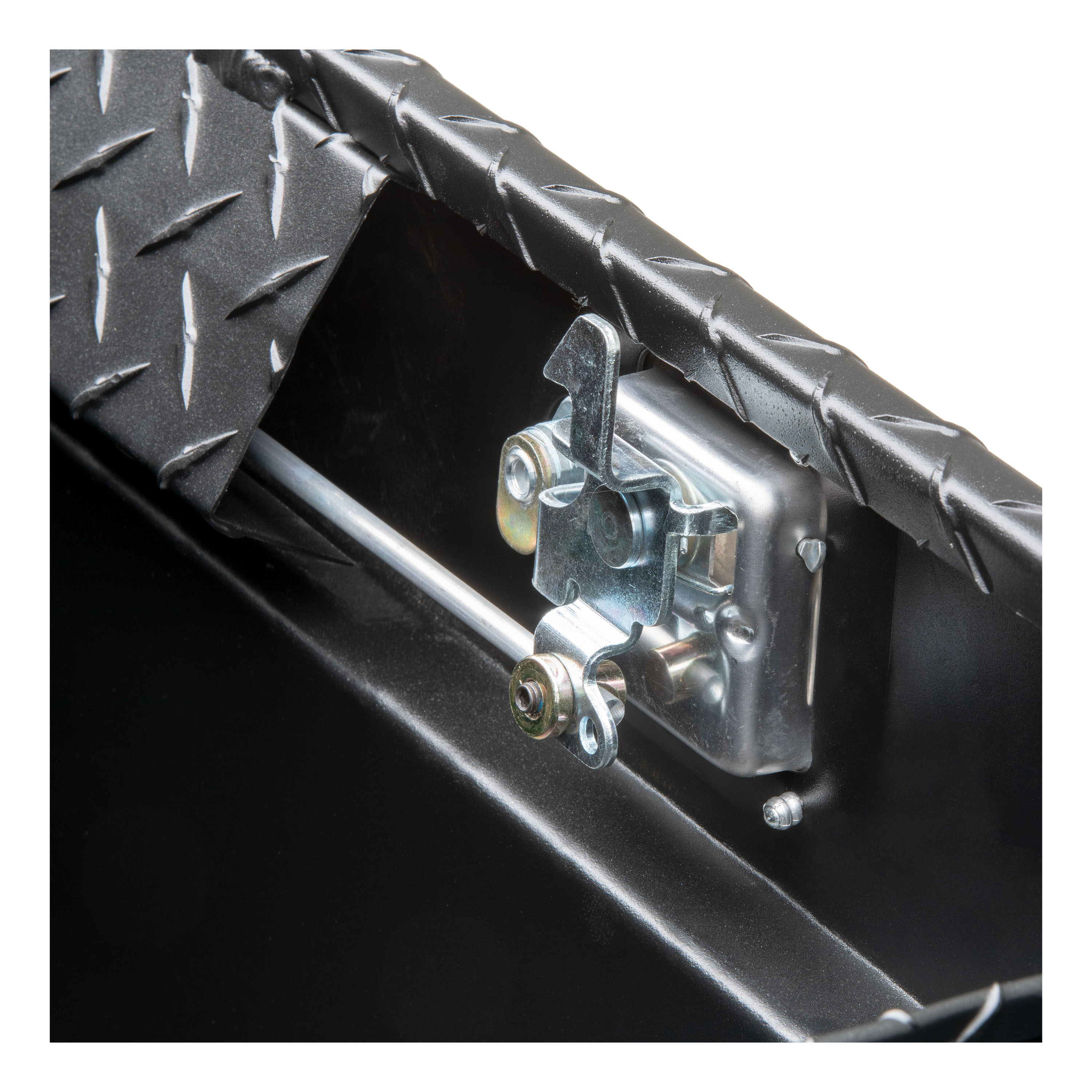 Caja de herramientas para camioneta crossover de aluminio negro mate de 69.875 pulgadas x 20 pulgadas x 14.75 pulgadas
