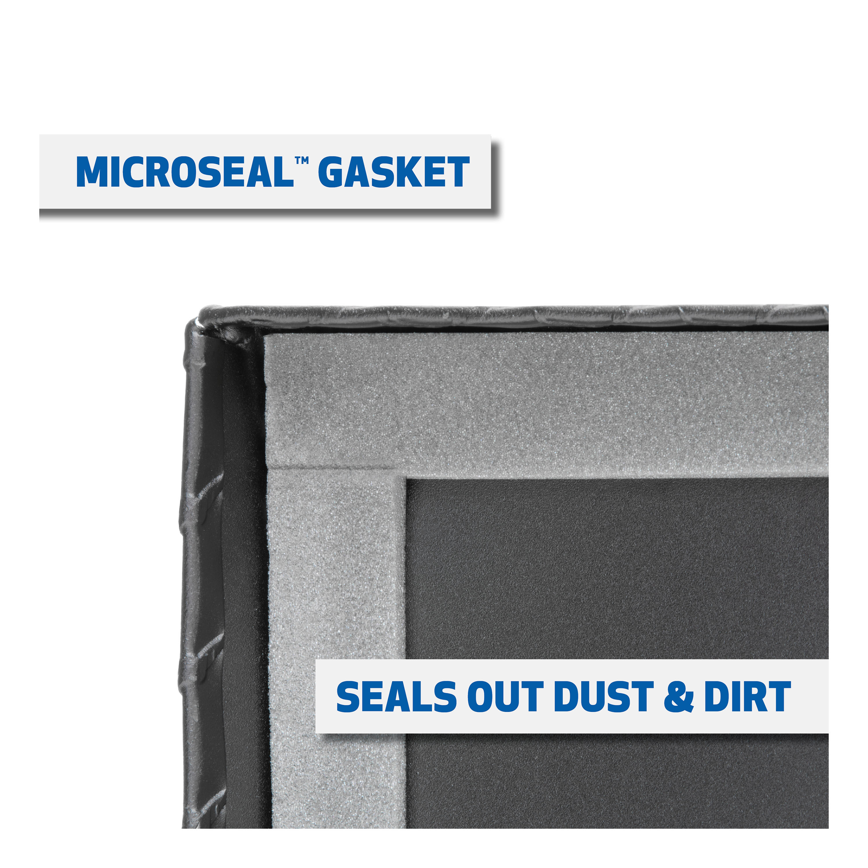 Caja de herramientas para camioneta cruzada de aluminio negro mate UWS de 63.875 pulgadas x 20 pulgadas x 14.75 pulgadas (EC10313)