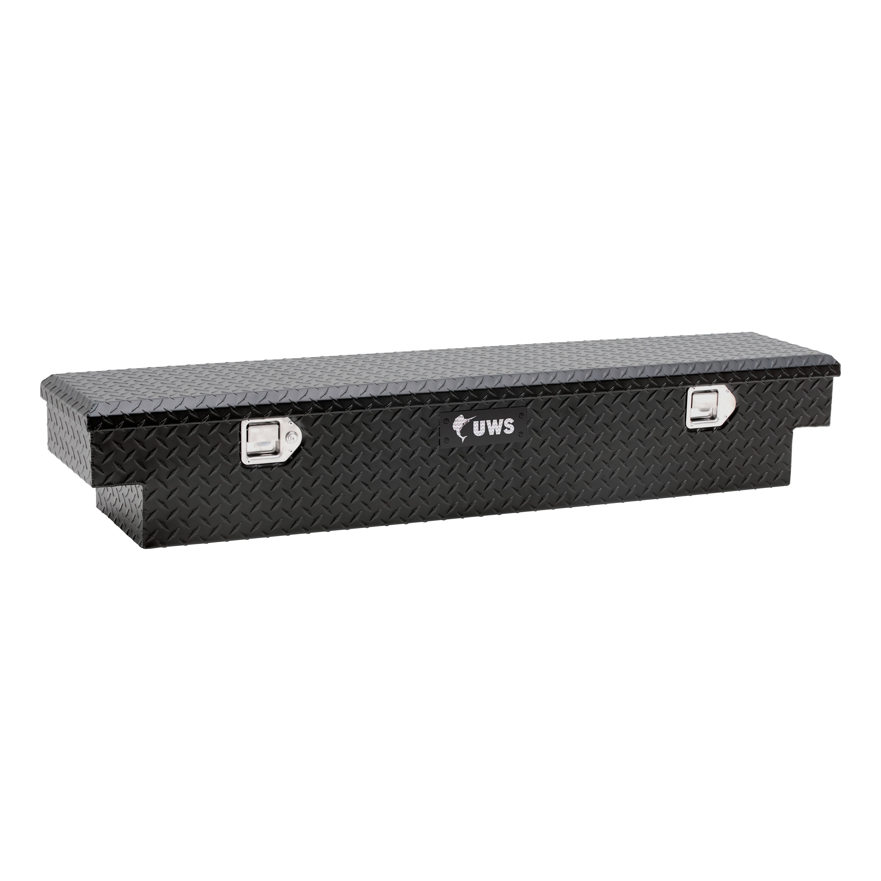 Cofre de herramientas para camión en aluminio negro mate de 59.063 pulgadas x 11.5 pulgadas x 9.125 pulgadas (EC10903-PR)