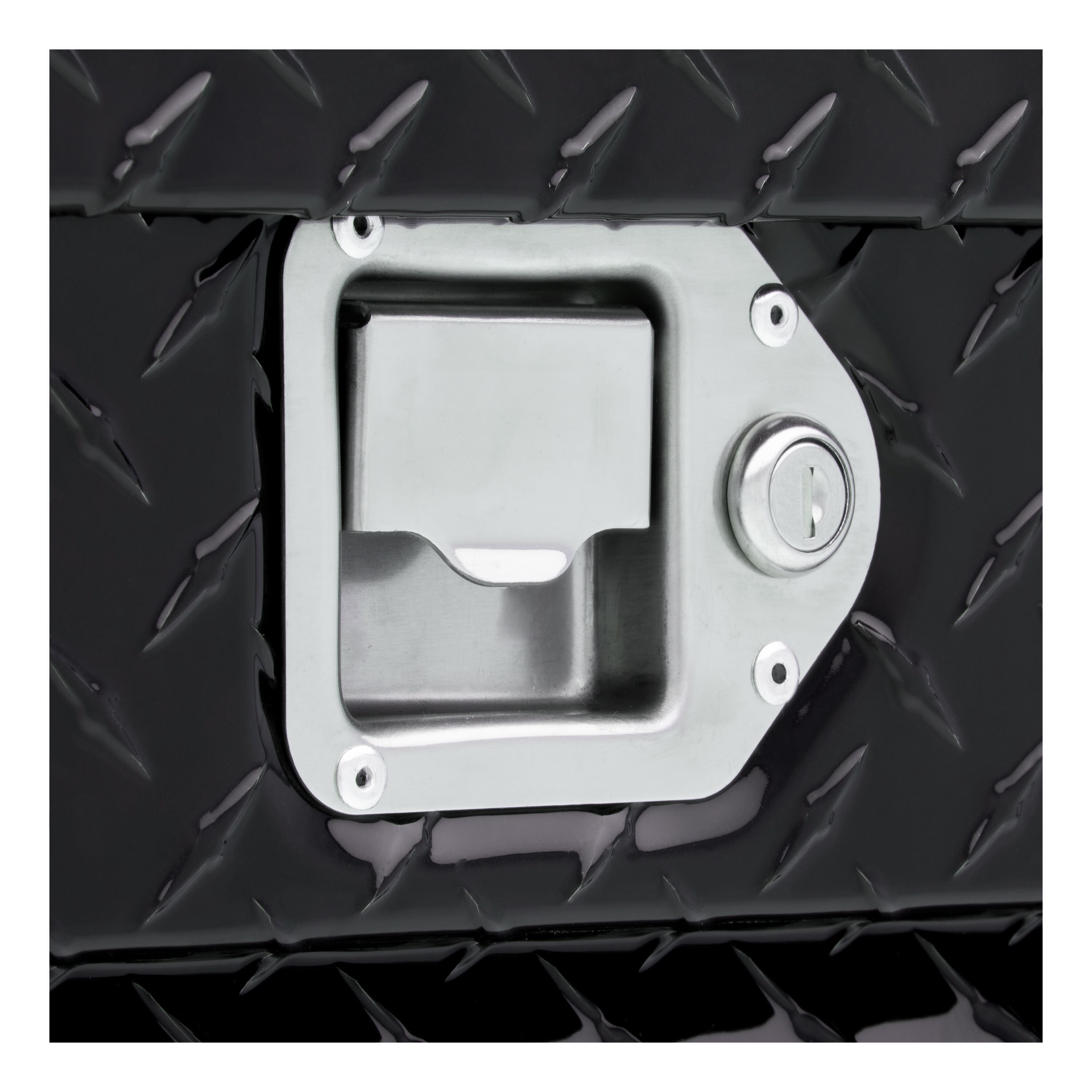 Caja de herramientas de aluminio para camioneta tipo crossover en negro brillante de 69.875 pulgadas x 20 pulgadas x 14.75 pulgadas EC10442