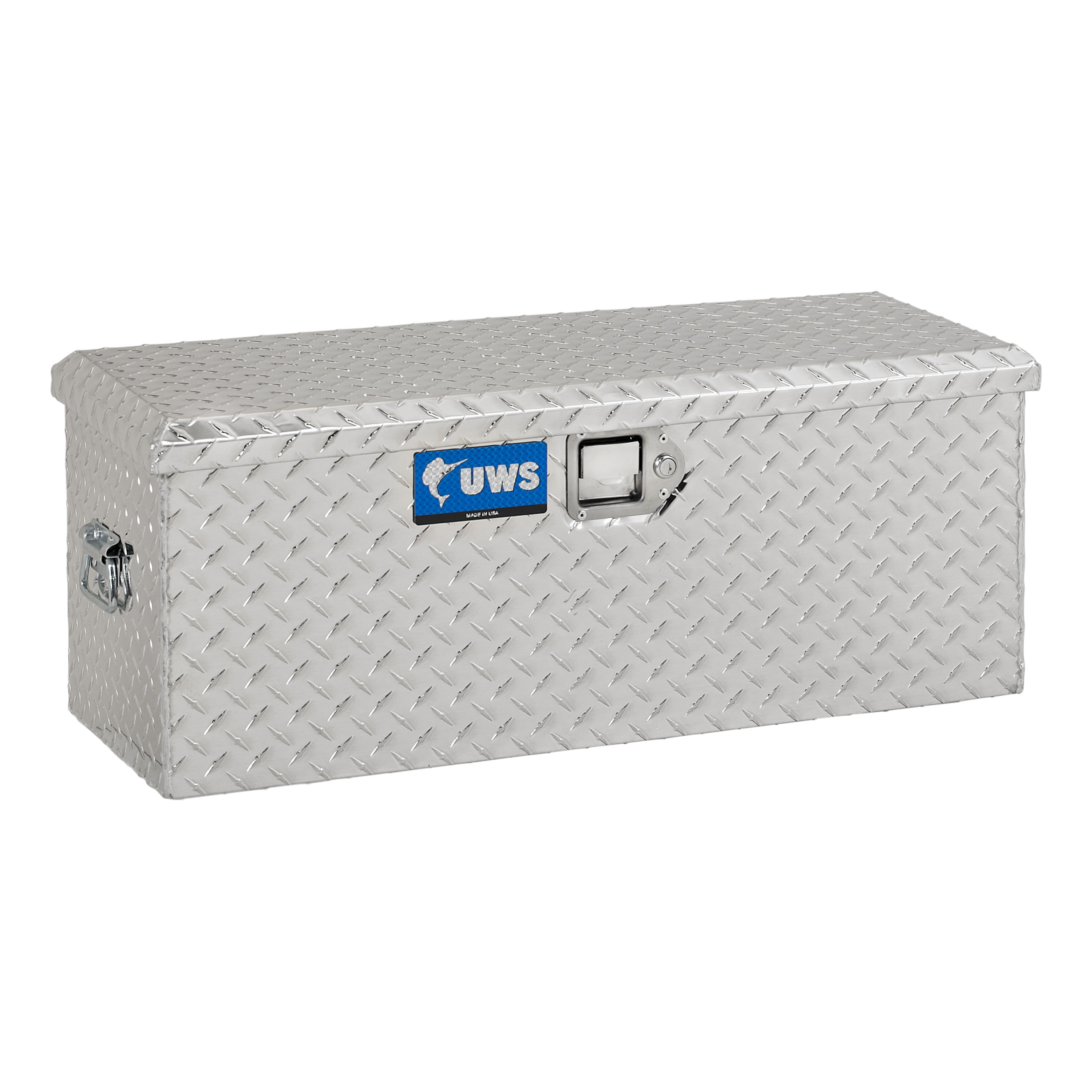 Cofre para herramientas para camioneta de aluminio brillante de 35.875 pulgadas x 20.000 pulgadas x 13.125 pulgadas UWS EC20061
