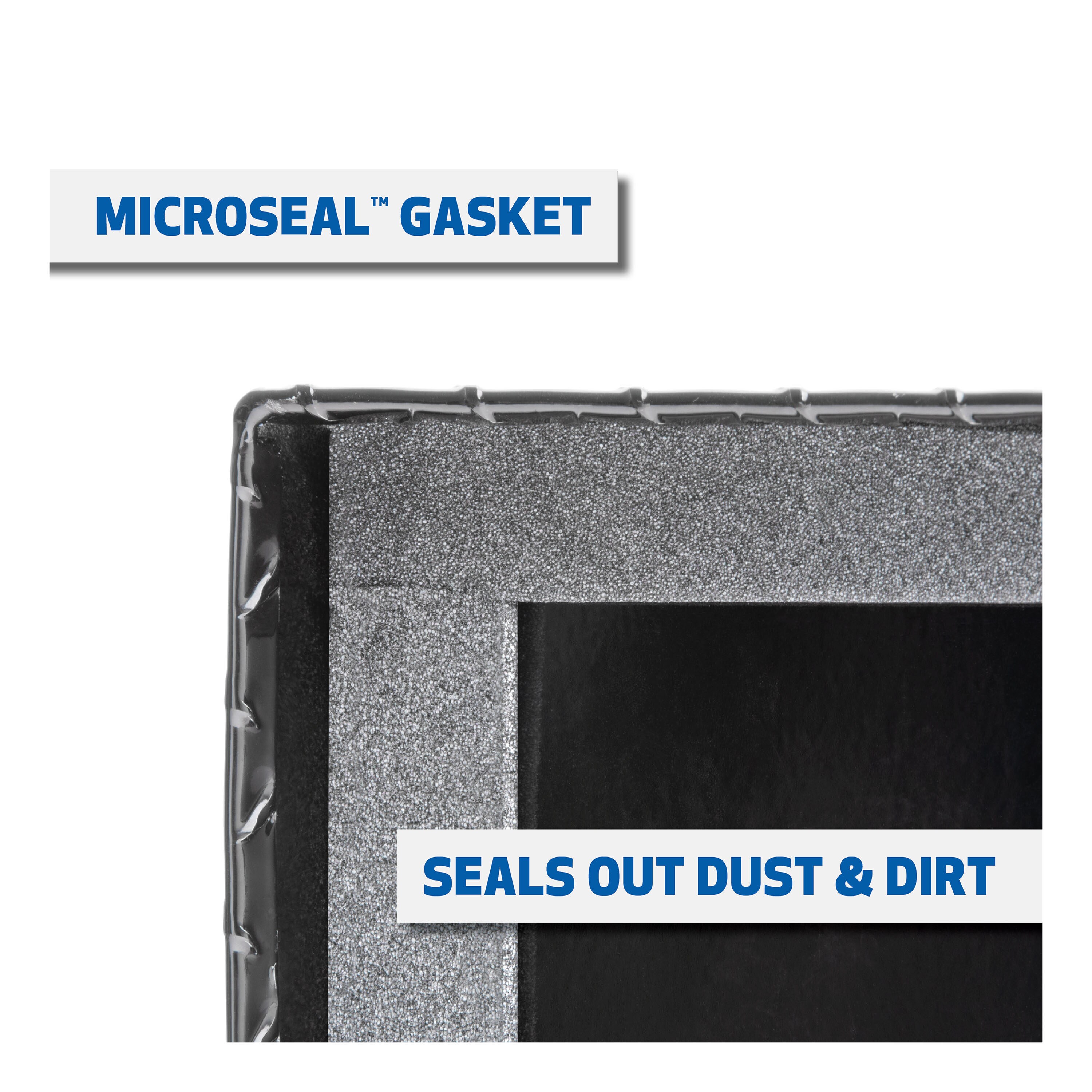 Caja de herramientas para camioneta tipo crossover de aluminio negro brillante de 69.875 pulgadas x 20 pulgadas x 17.625 pulgadas.