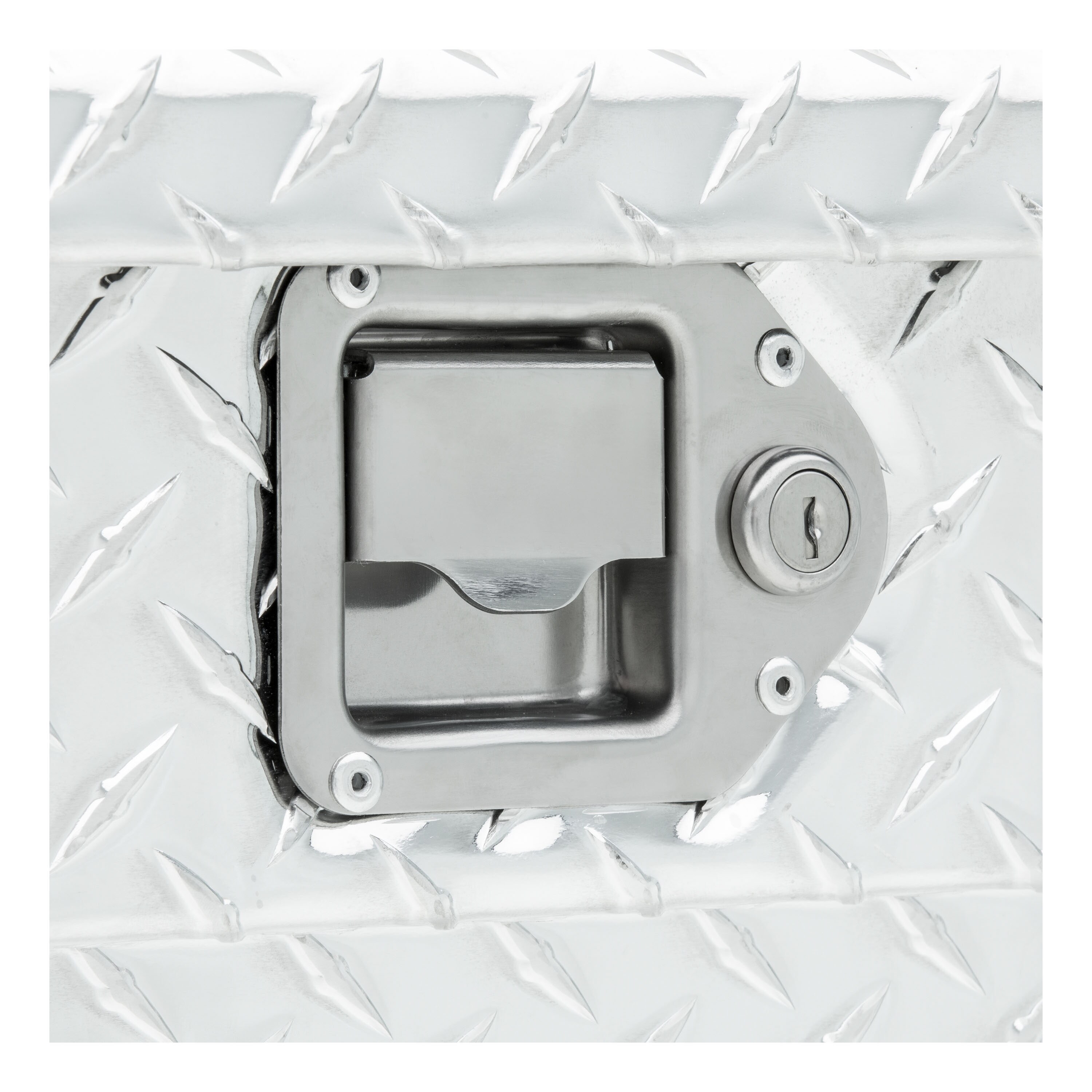 Caja de herramientas lateral para camioneta de aluminio brillante de 60.000 pulgadas x 11.375 pulgadas x 11.000 pulgadas UWS EC30111