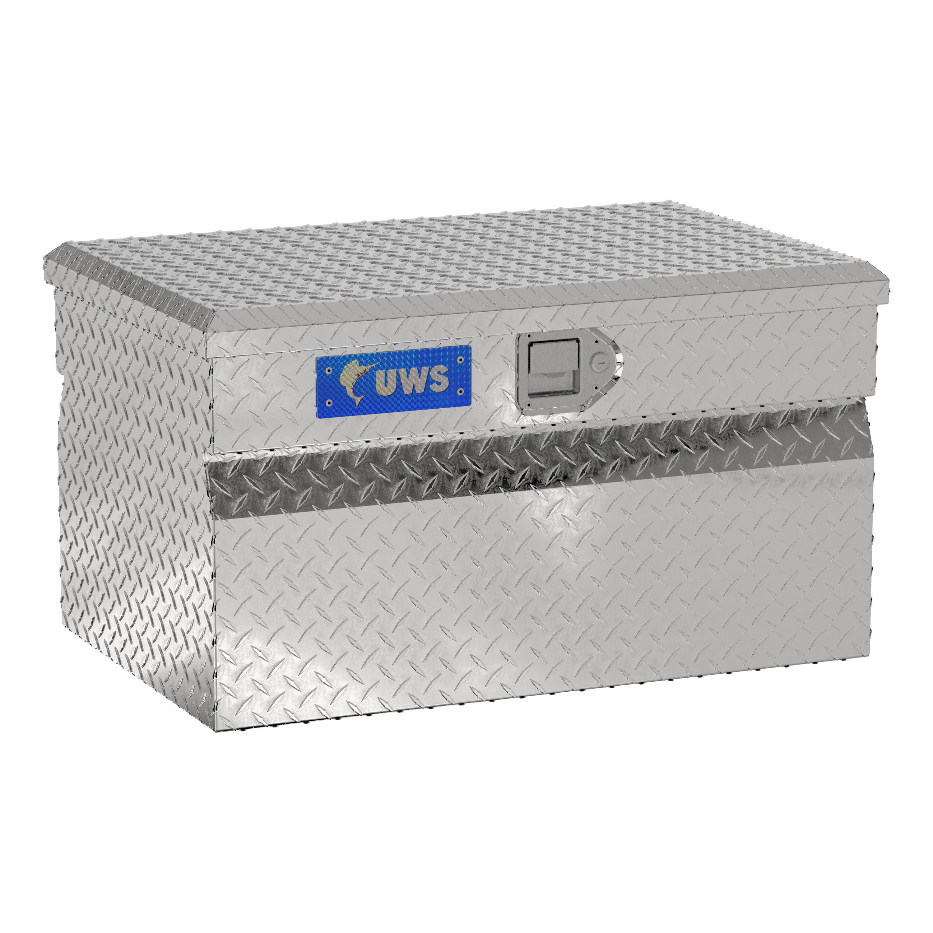 Cofre para herramientas de camioneta de aluminio brillante UWS de 30.875 pulgadas x 20.000 pulgadas x 17.187 pulgadas - EC20121