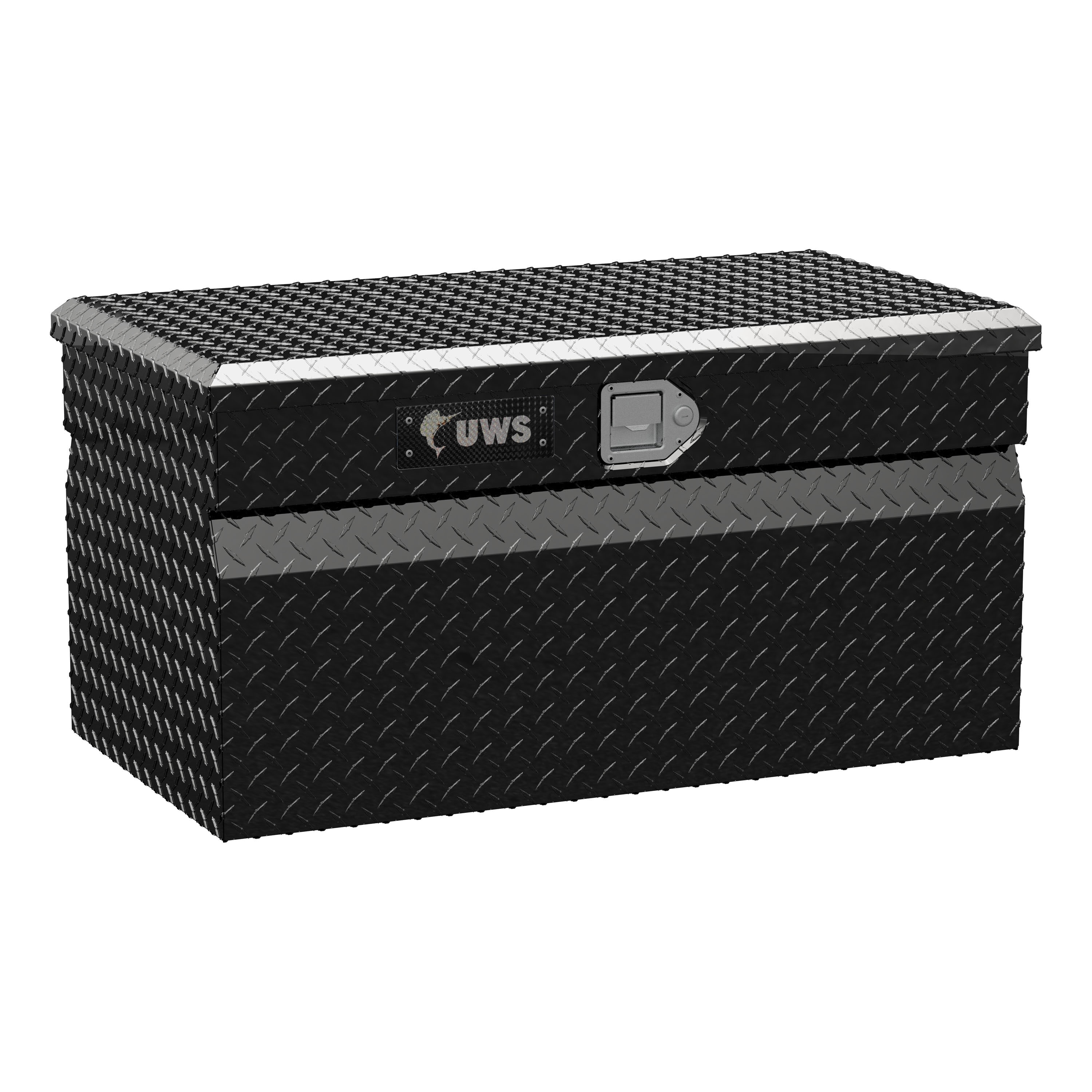 Caja de herramientas para camioneta en aluminio negro brillante de 36.875 pulgadas x 20.000 pulgadas x 19.000 pulgadas UWS_EC20152