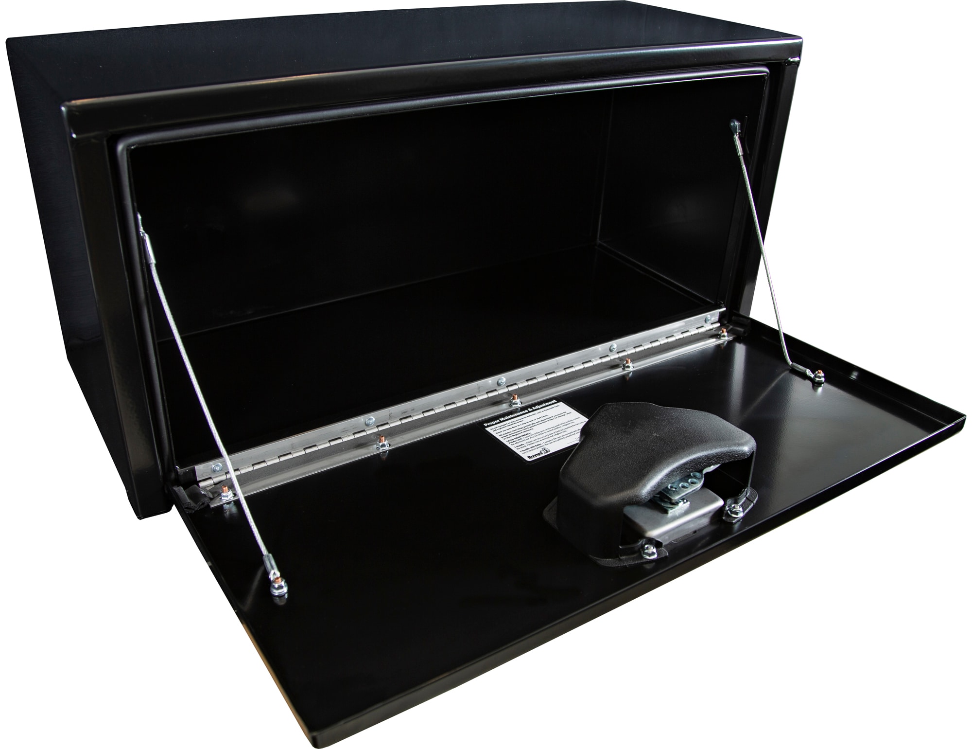 Caja de herramientas para camión de acero negro de 30 pulgadas x 12 pulgadas x 14 pulgadas de la marca Buyers Products