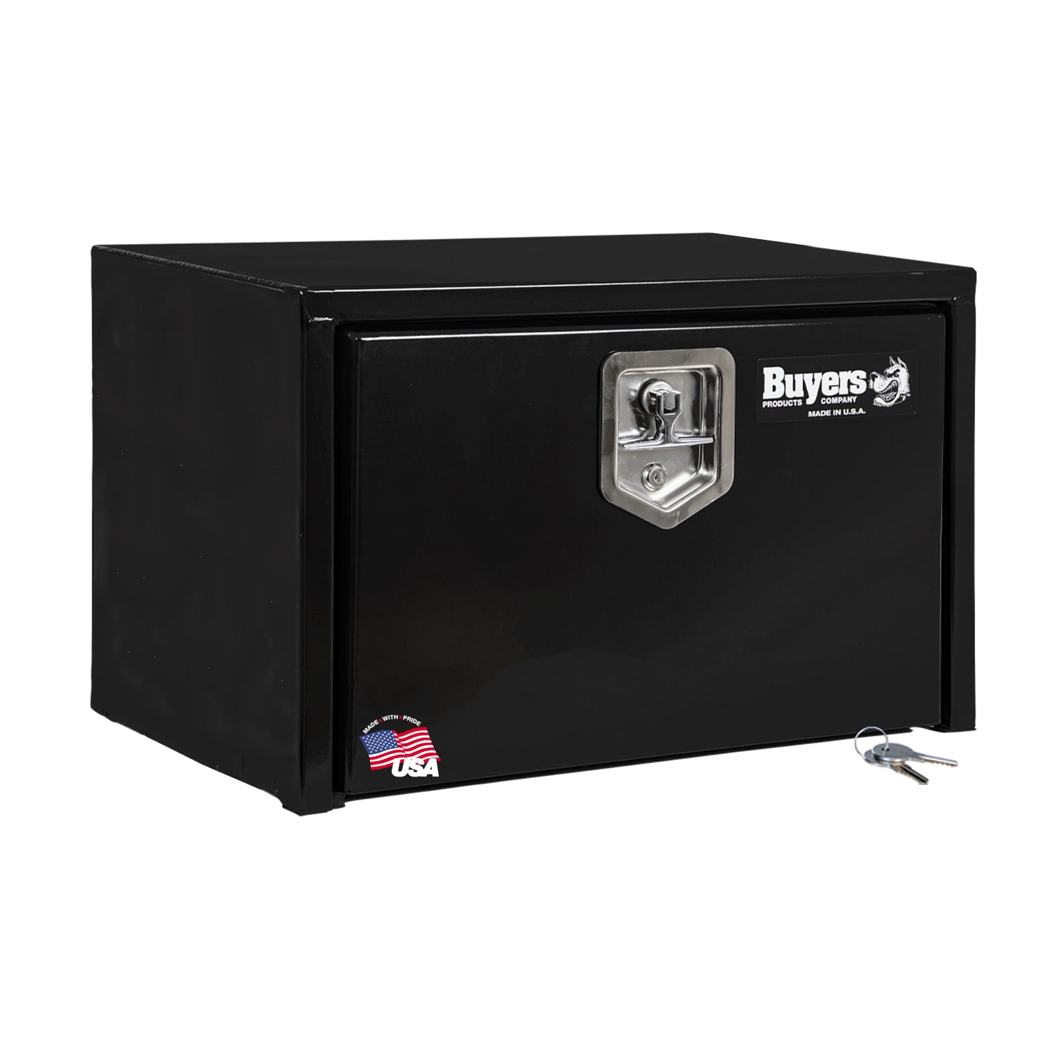Caja de herramientas para camión subterráneo de acero negro de 24 pulgadas x 13 pulgadas x 15 pulgadas de Buyers Products