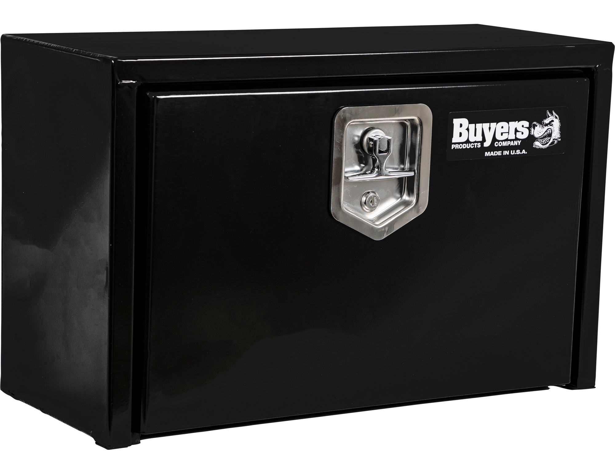 Caja de herramientas negra de acero para camión bajo del cuerpo de 24 pulgadas x 10 pulgadas x 15 pulgadas de Buyers Products