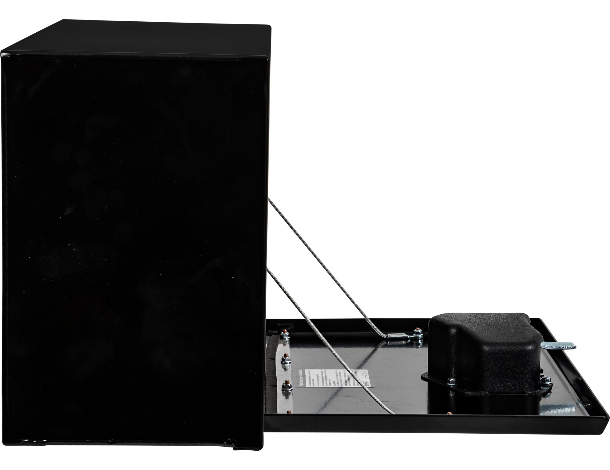 Caja de herramientas negra de acero para camión bajo del cuerpo de 24 pulgadas x 10 pulgadas x 15 pulgadas de Buyers Products