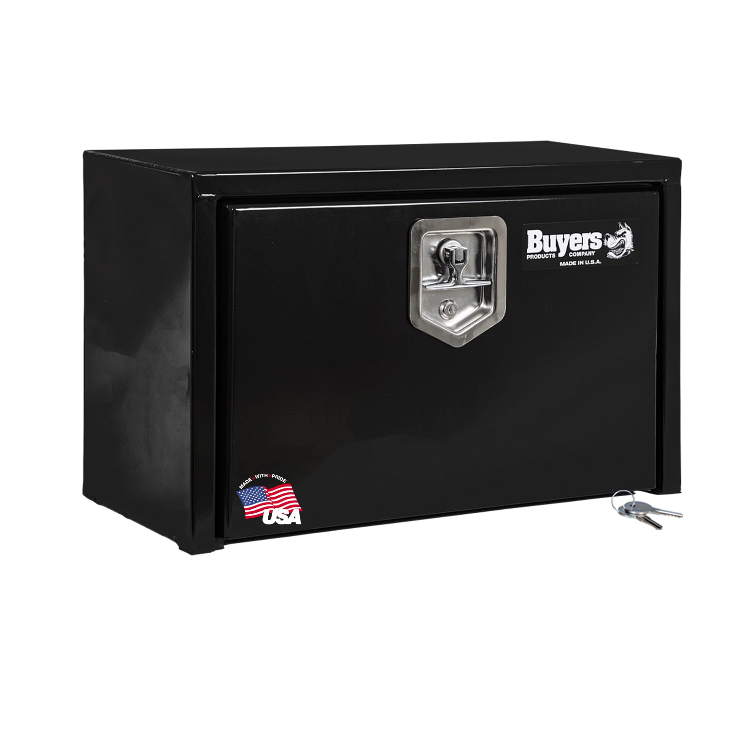 Caja de herramientas negra de acero para camión bajo del cuerpo de 24 pulgadas x 10 pulgadas x 15 pulgadas de Buyers Products