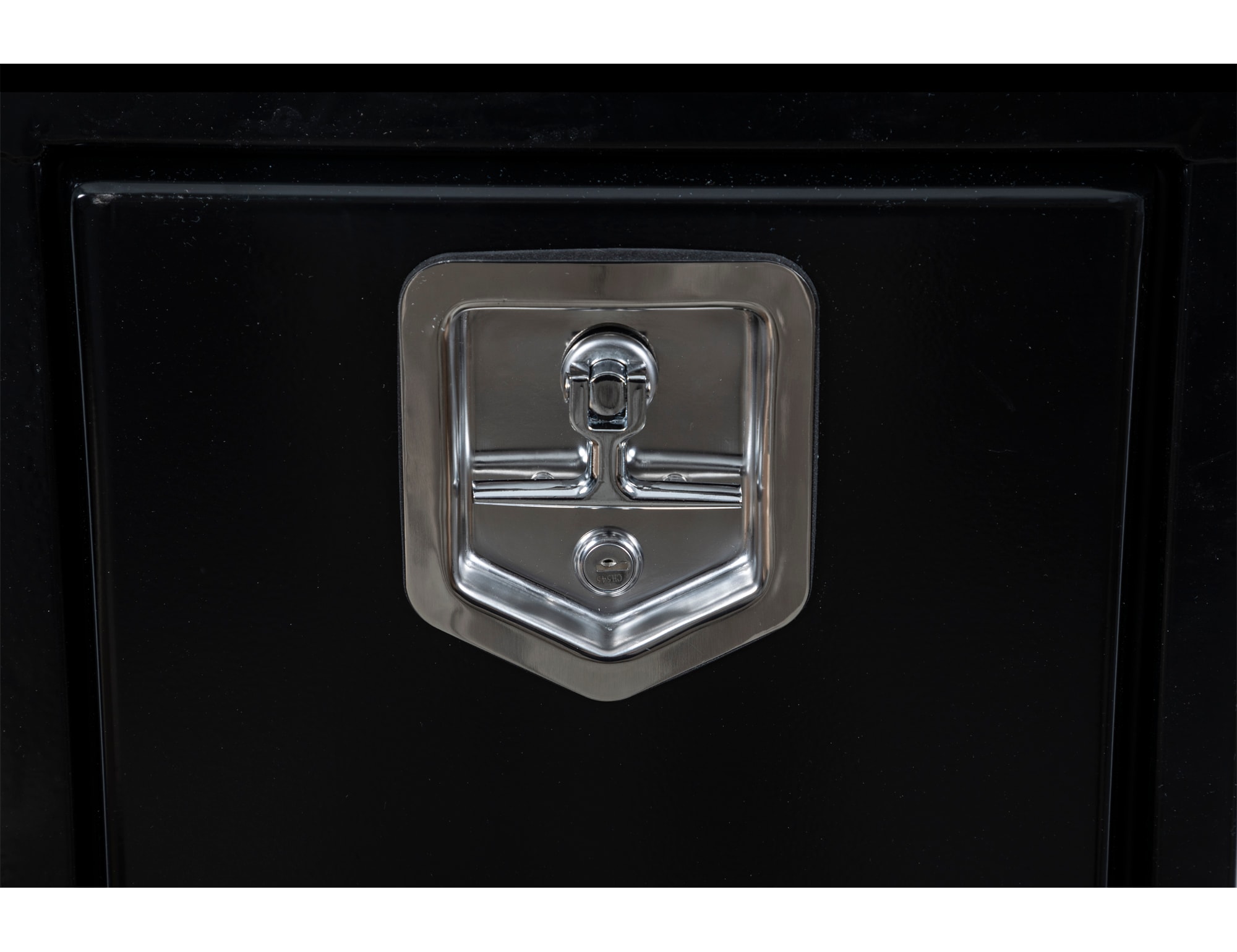 Caja de herramientas para camión de acero negro debajo del cuerpo de 15 pulgadas x 13 pulgadas x 15 pulgadas de Buyers Products