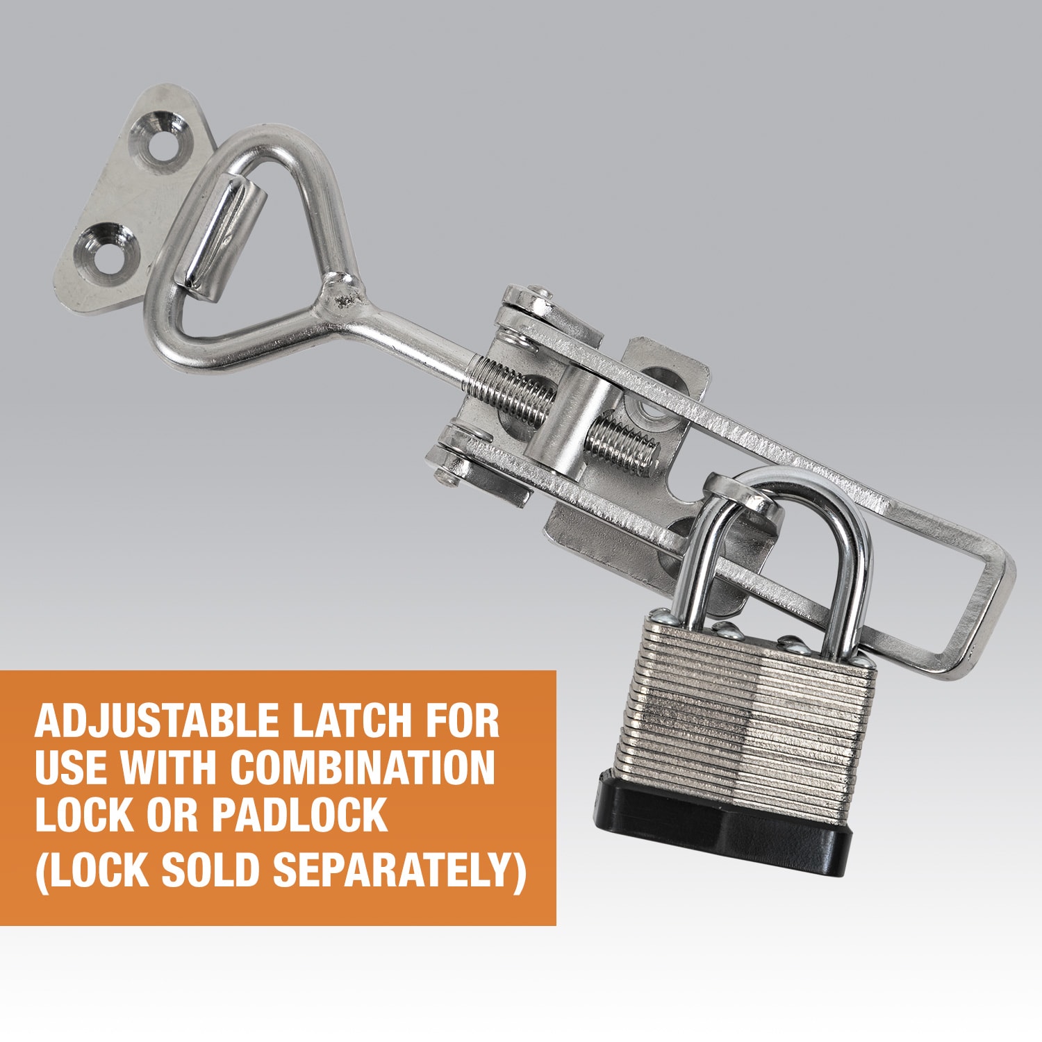 Cerrojo de traba ajustable de acero inoxidable resistente de 6 pulgadas de Buyers Products