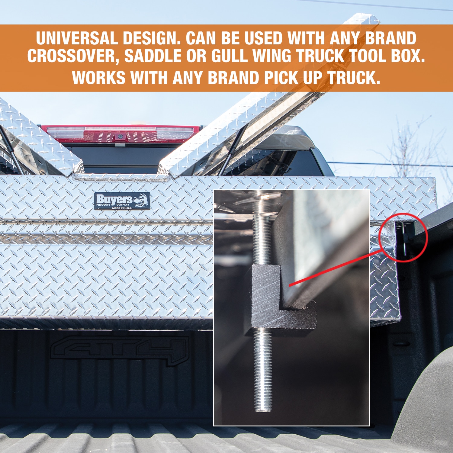 Kit de Montaje Universal para Caja de Trabajo Cruzado para Camioneta de Buyers Products