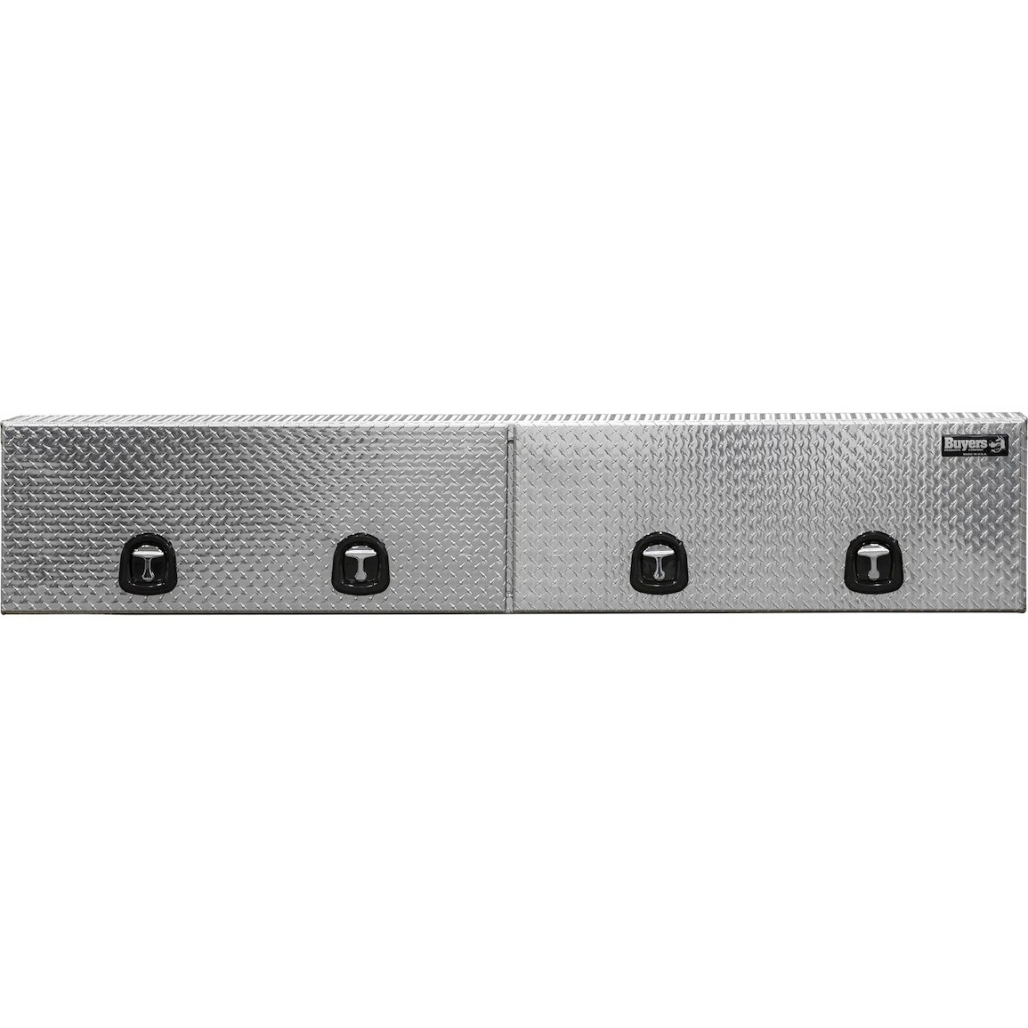 Caja de herramientas para camión de montaje superior de aluminio con diseño de diamante de 96 pulgadas x 13 pulgadas x 16 pulgadas de Buyers Products