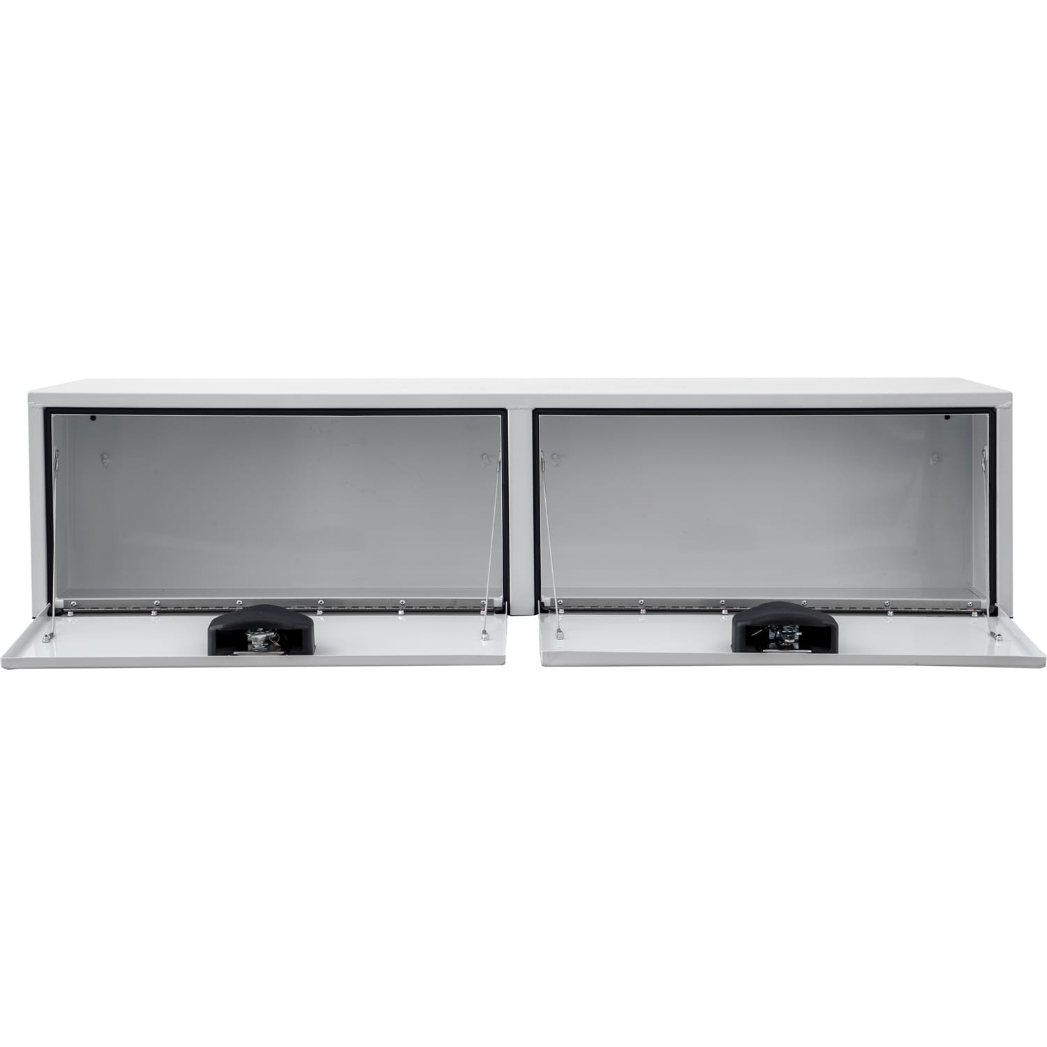 Caja de herramientas para camión de montaje superior de acero blanco de 72 pulgadas x 13 pulgadas x 16 pulgadas de Buyers Products