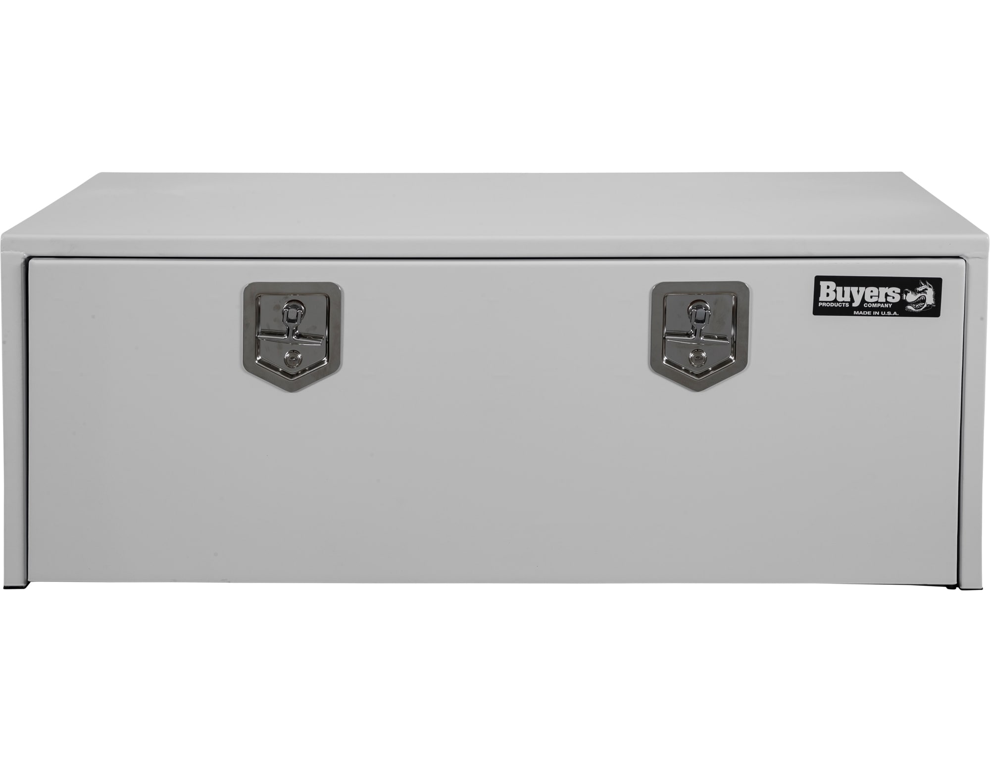Caja de herramientas para camión debajo del cuerpo de acero blanco de 48 pulgadas x 24 pulgadas x 24 pulgadas de Buyers Products