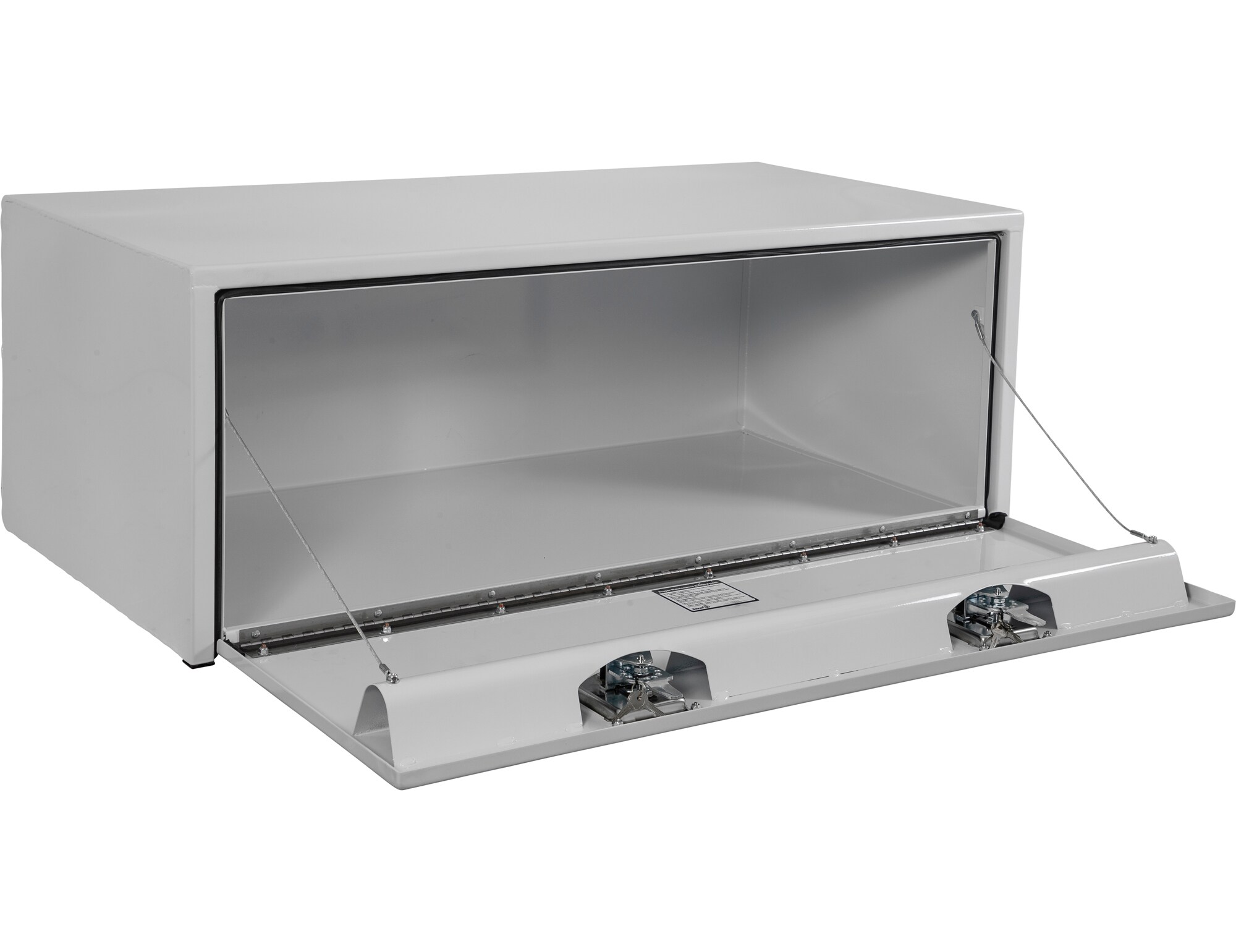 Caja de herramientas para camión debajo del cuerpo de acero blanco de 48 pulgadas x 24 pulgadas x 24 pulgadas de Buyers Products
