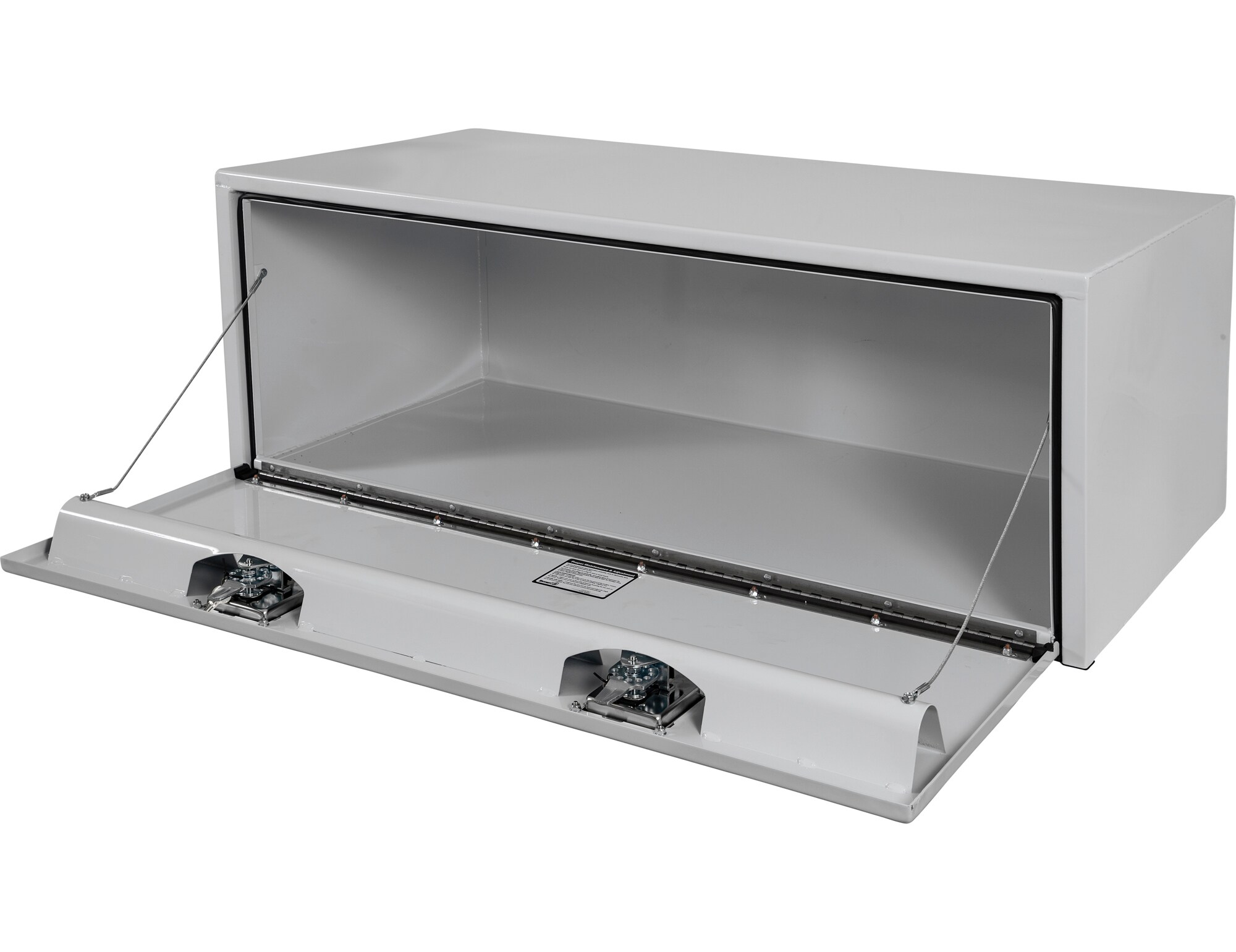 Caja de herramientas para camión debajo del cuerpo de acero blanco de 48 pulgadas x 24 pulgadas x 24 pulgadas de Buyers Products