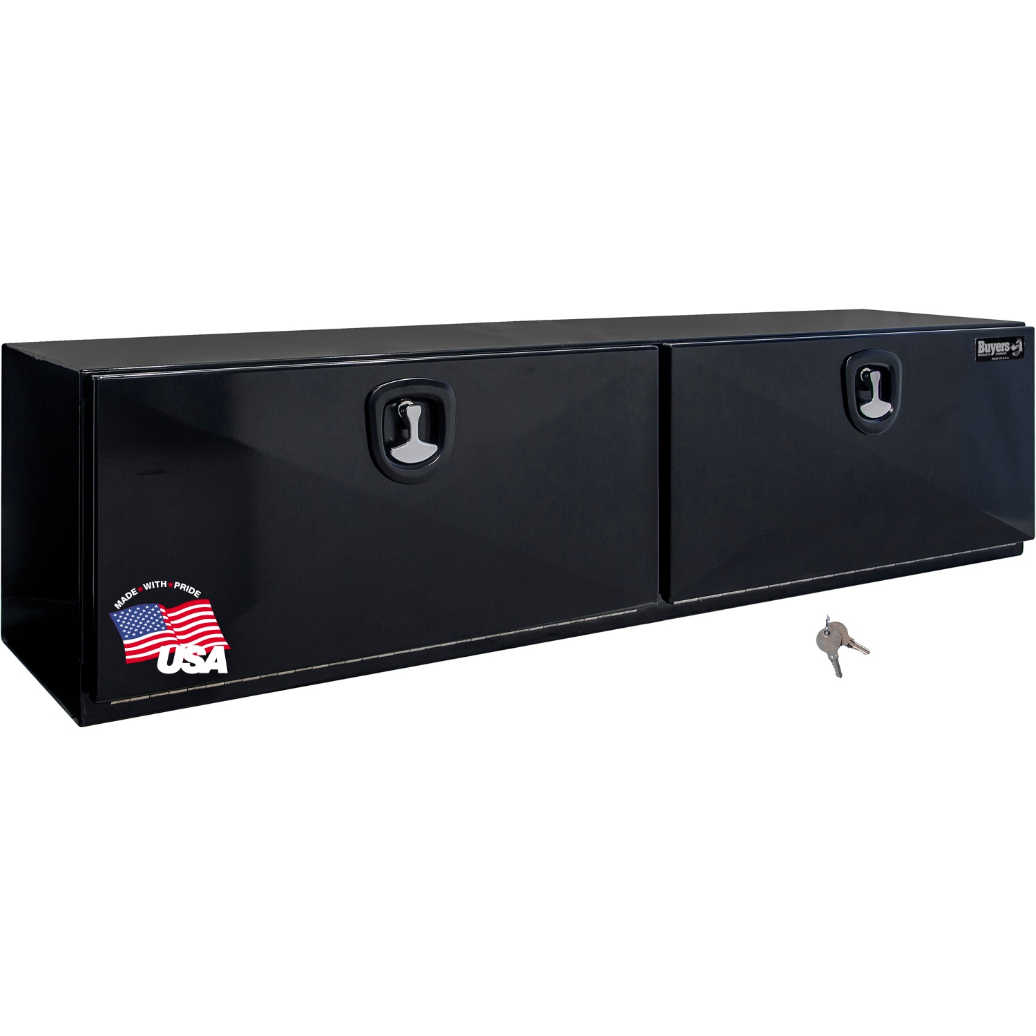 Caja de herramientas para camión de acero negro de 60 pulgadas x 18 pulgadas x 18 pulgadas de Buyers Products