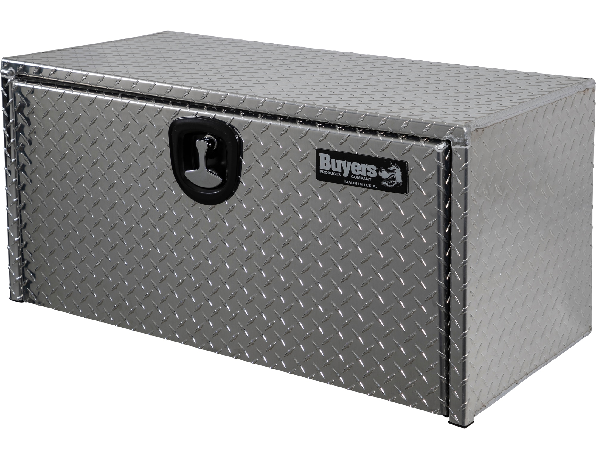 Caja de herramientas para camión bajo de aluminio con relieve de diamante de 30 pulgadas x 12 pulgadas x 14 pulgadas de Buyers Products