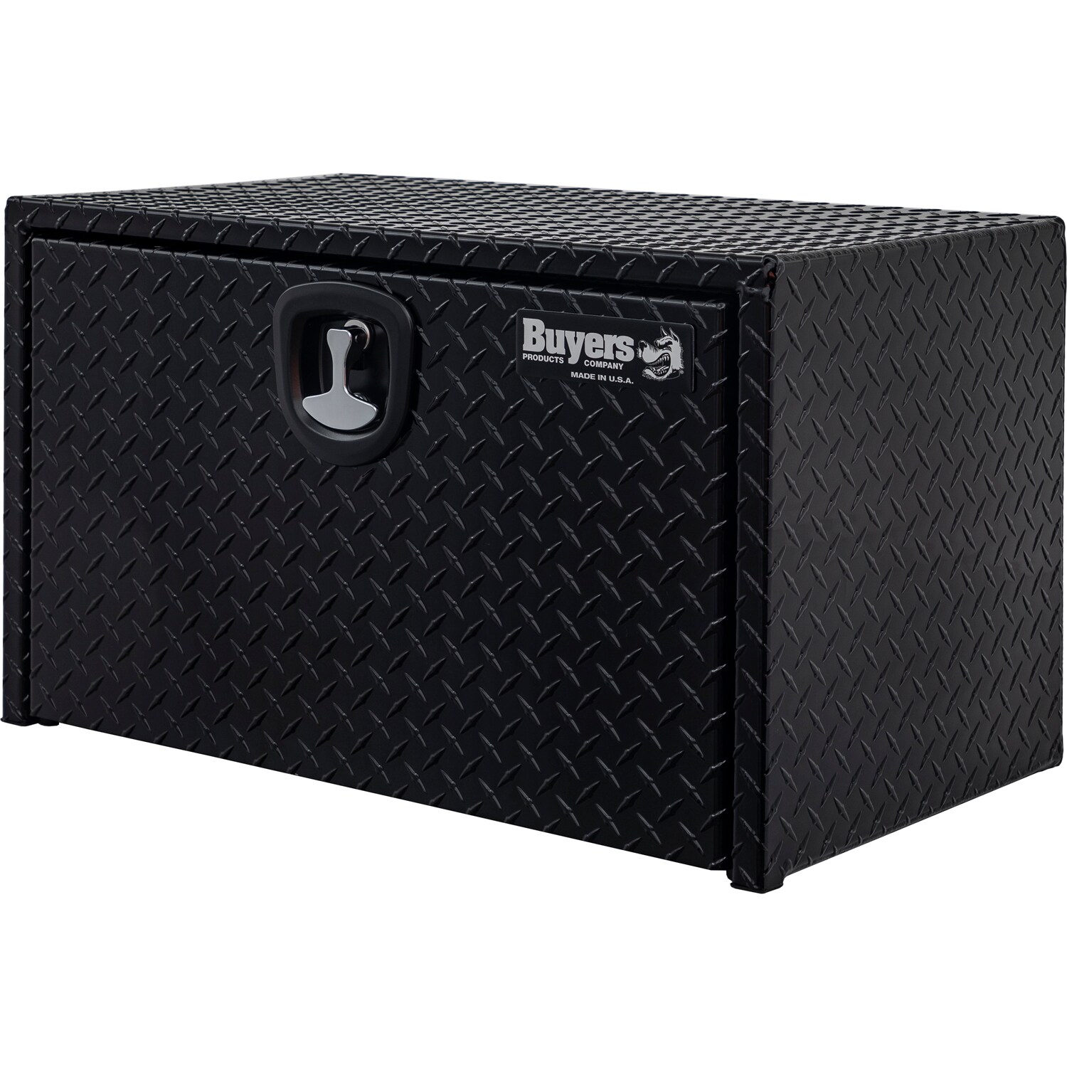 Caja de herramientas para camión de aluminio con diseño de diamante negro de 31 pulgadas x 14.5 pulgadas x 12.5 pulgadas de Buyers Products