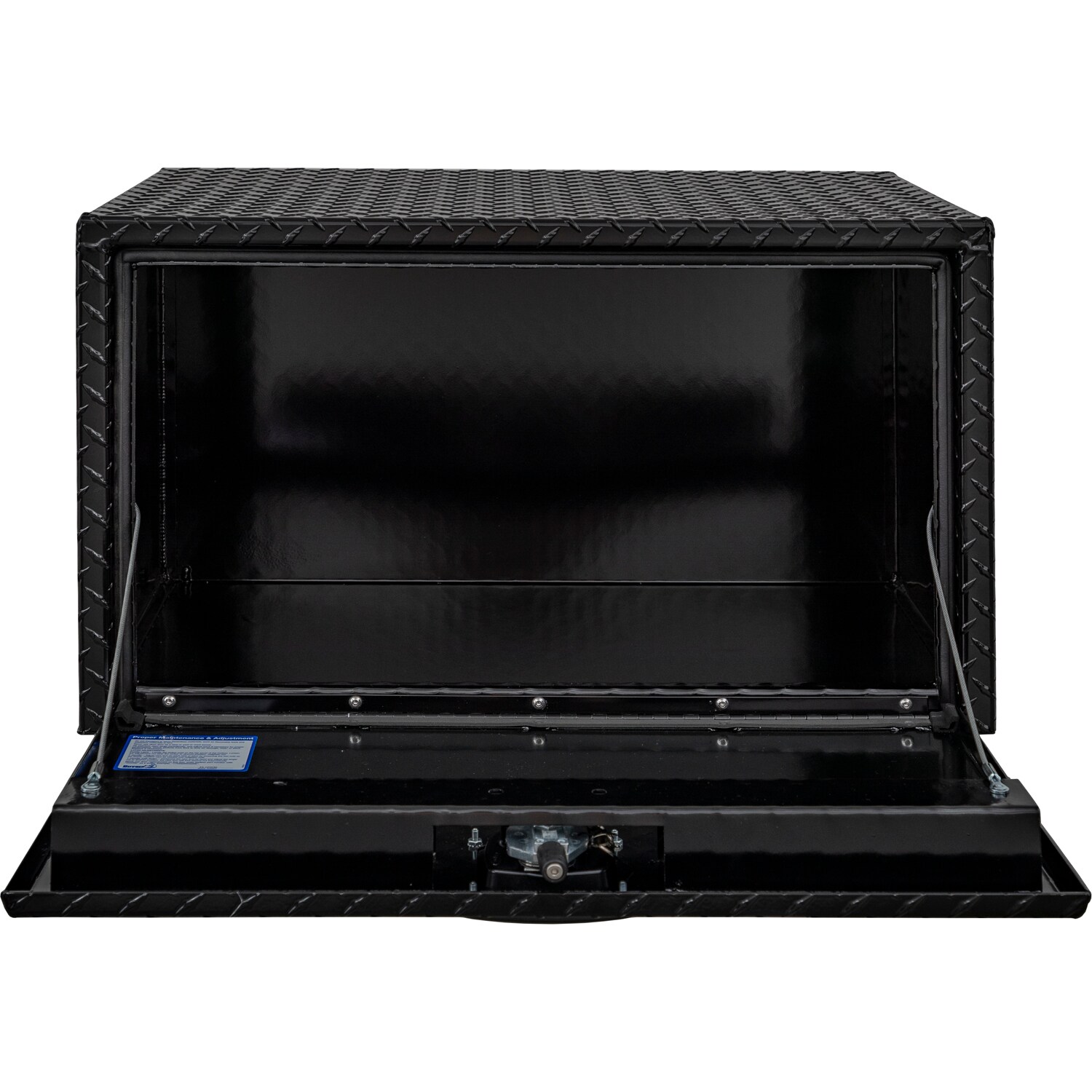 Caja de herramientas para camión de aluminio con diseño de diamante negro de 31 pulgadas x 14.5 pulgadas x 12.5 pulgadas de Buyers Products