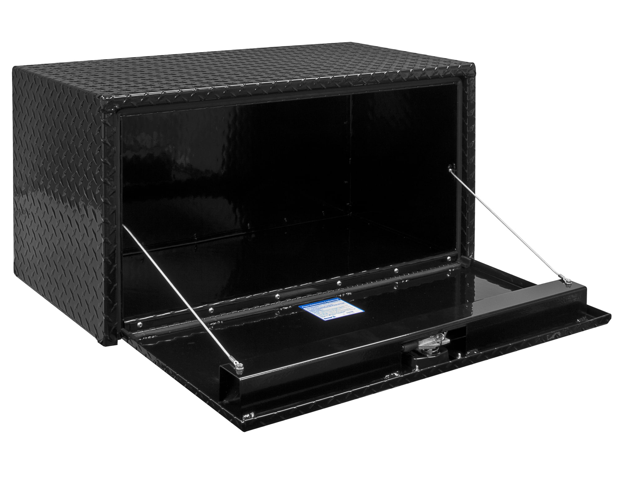 Caja de herramientas para camión de aluminio con diseño de diamante negro de 31 pulgadas x 14.5 pulgadas x 12.5 pulgadas de Buyers Products