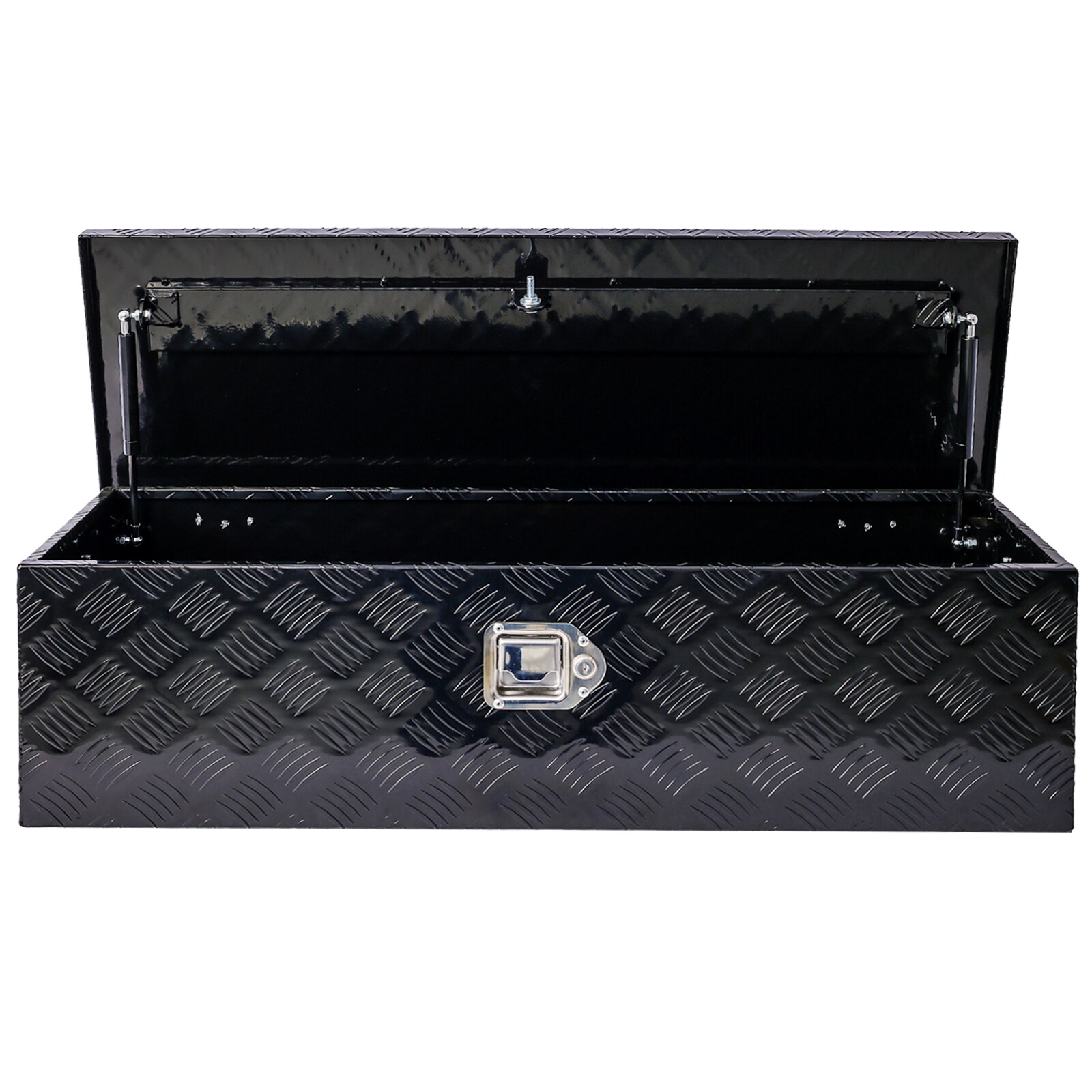 Caja de herramientas negra de aluminio para camioneta bajo el cuerpo Maocao Hoom de 39 pulgadas x 13 pulgadas x 10.2 pulgadas BH81855.