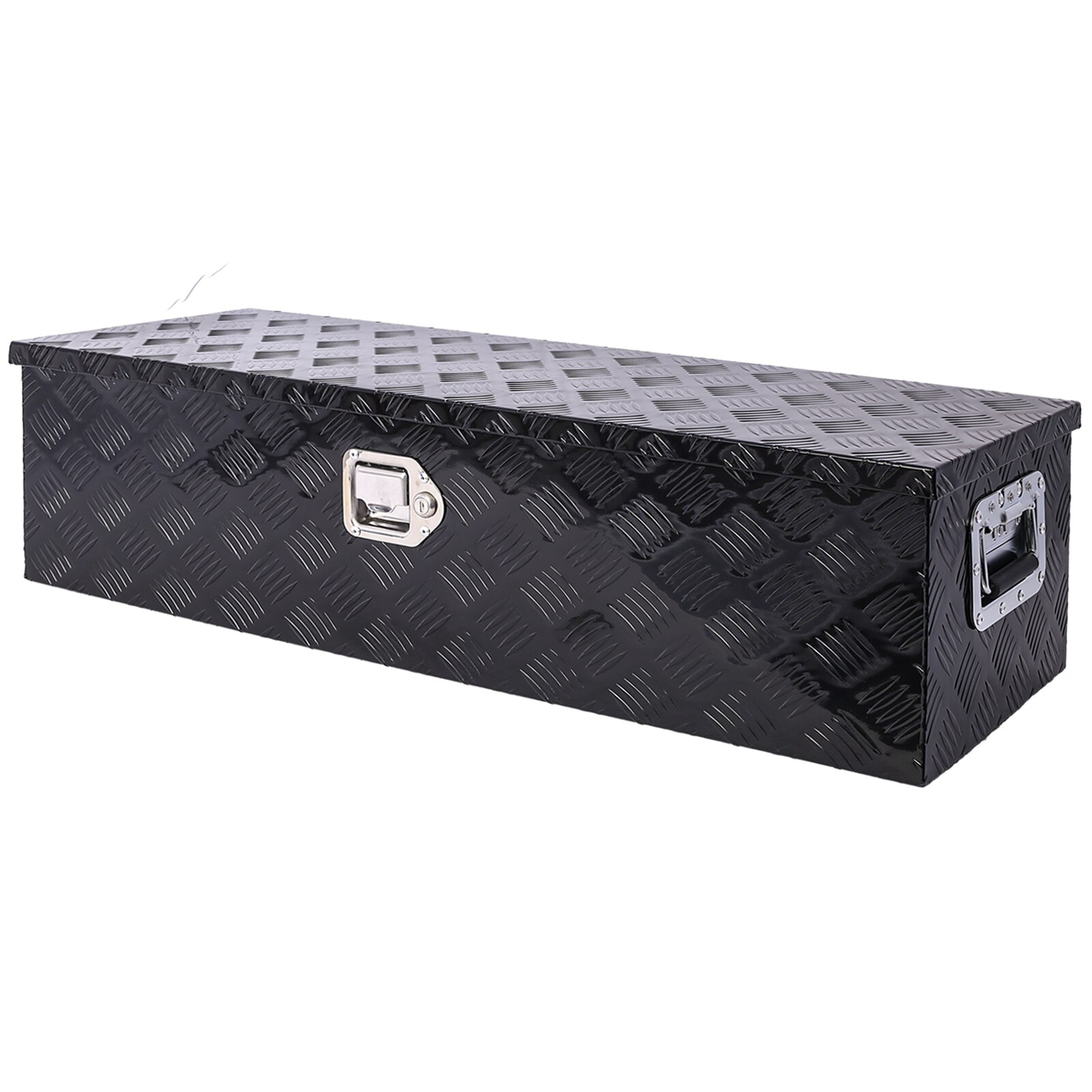Caja de herramientas negra de aluminio para camioneta bajo el cuerpo Maocao Hoom de 39 pulgadas x 13 pulgadas x 10.2 pulgadas BH81855.