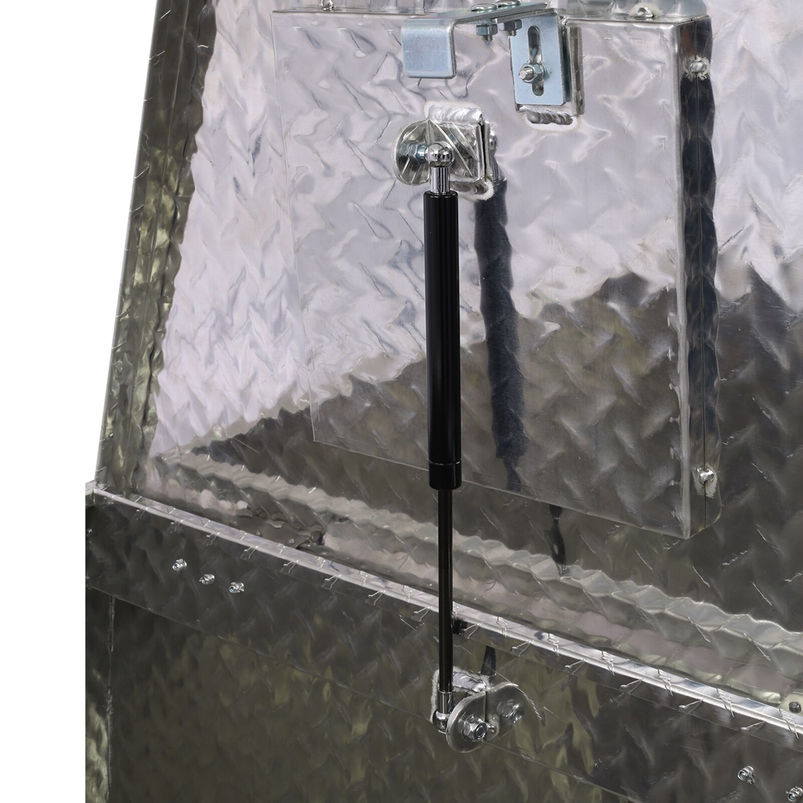 Caja de herramientas para camioneta de aluminio plateado Maocao Hoom de 29 pulgadas x 16.5 pulgadas x 18.5 pulgadas