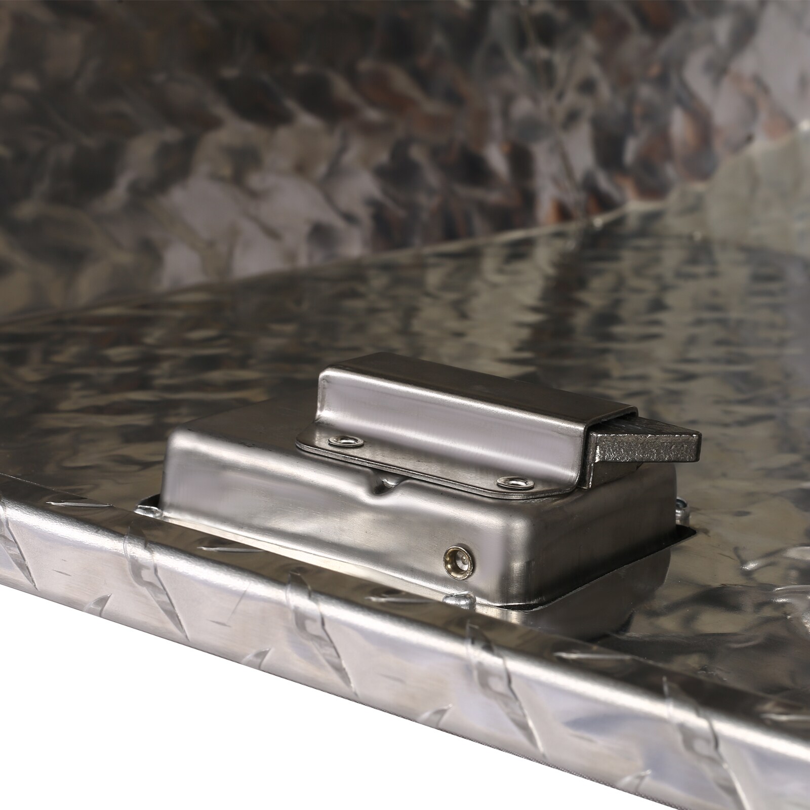 Caja de herramientas para camioneta de aluminio plateado Maocao Hoom de 29 pulgadas x 16.5 pulgadas x 18.5 pulgadas