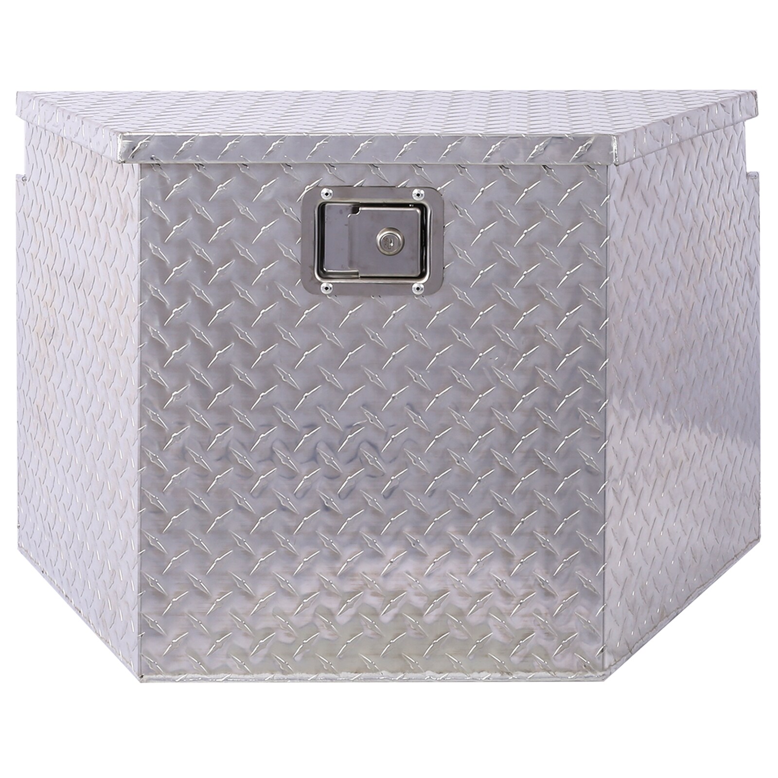 Caja de herramientas para camioneta de aluminio plateado Maocao Hoom de 29 pulgadas x 16.5 pulgadas x 18.5 pulgadas