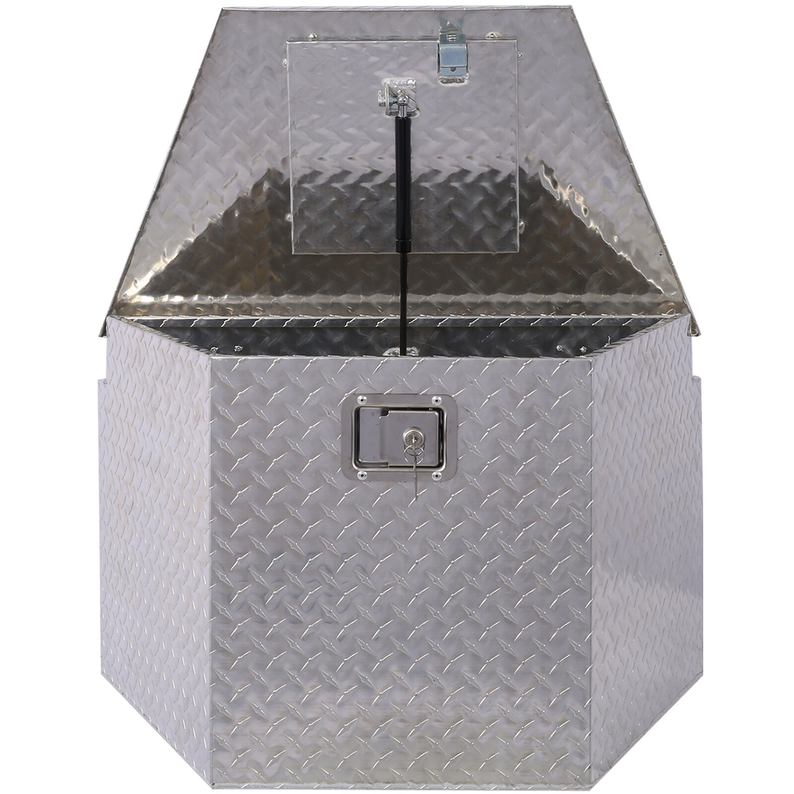 Caja de herramientas para camioneta de aluminio plateado Maocao Hoom de 29 pulgadas x 16.5 pulgadas x 18.5 pulgadas