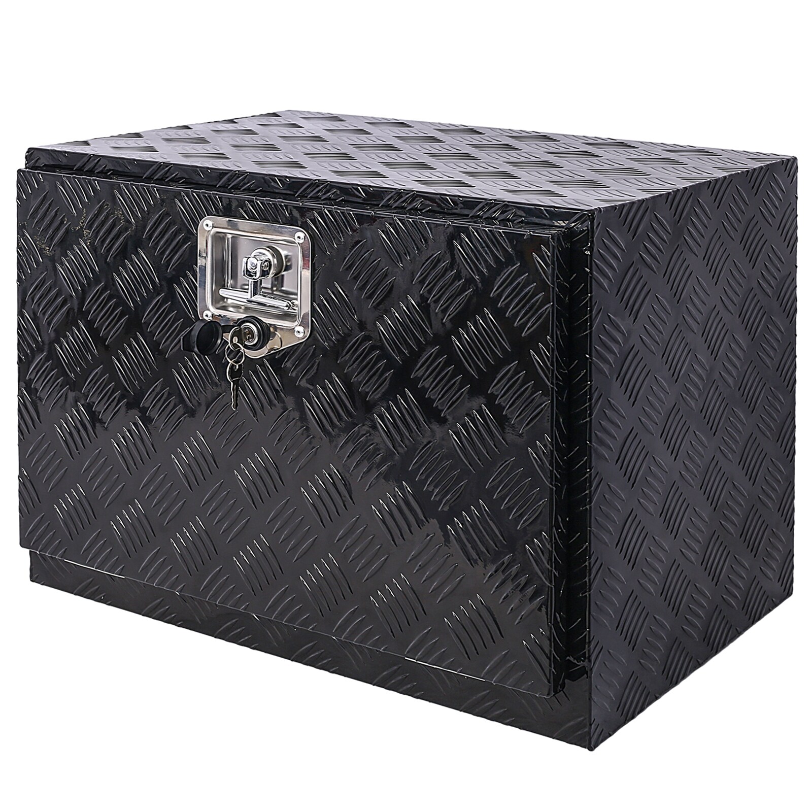 Caja de herramientas para camioneta tipo caja negra de aluminio Maocao Hoom de 24 pulgadas x 17.3 pulgadas x 17.7 pulgadas BH81857
