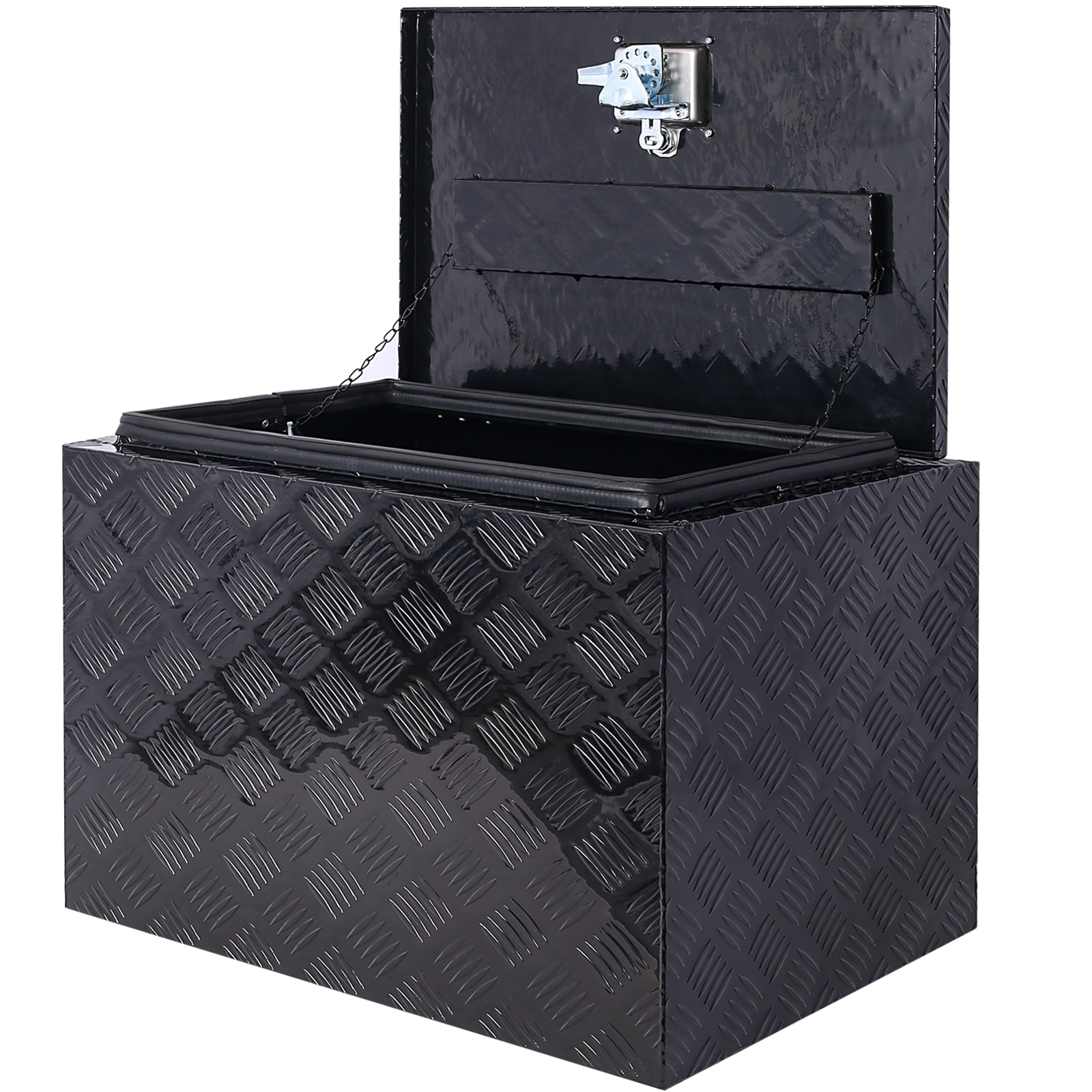 Caja de herramientas para camioneta tipo caja negra de aluminio Maocao Hoom de 24 pulgadas x 17.3 pulgadas x 17.7 pulgadas BH81857