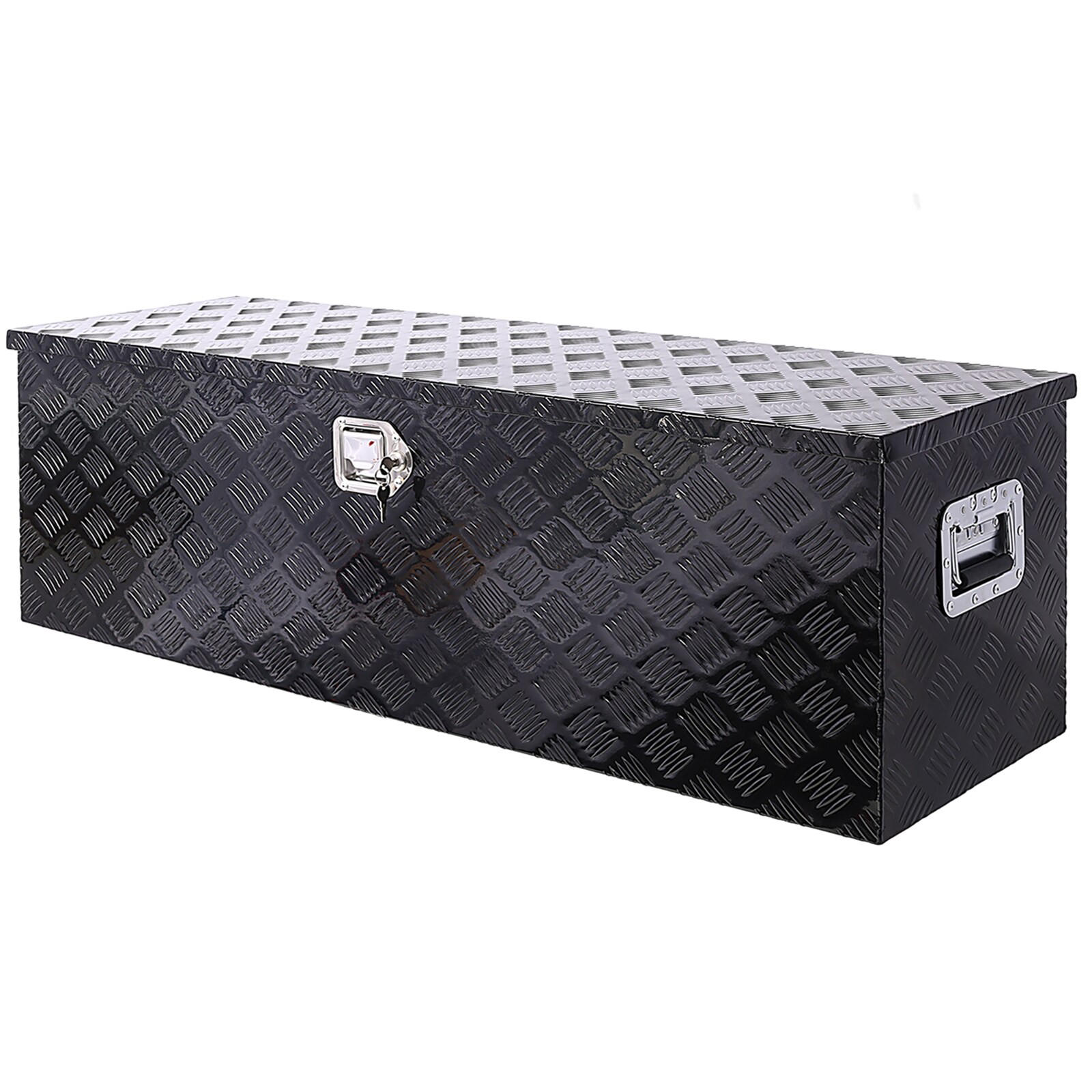 Caja de herramientas para camión de aluminio negro Maocao Hoom de 48 pulgadas x 15 pulgadas x 15 pulgadas BH81853
