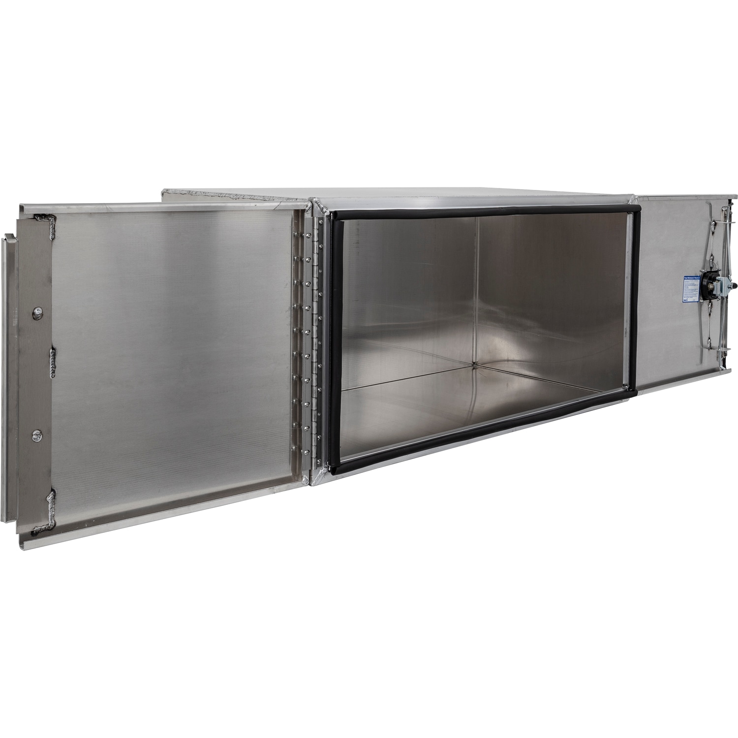 Caja de herramientas de aluminio liso para camiones debajo del chasis de 48 pulgadas x 24 pulgadas x 24 pulgadas de Buyers Products