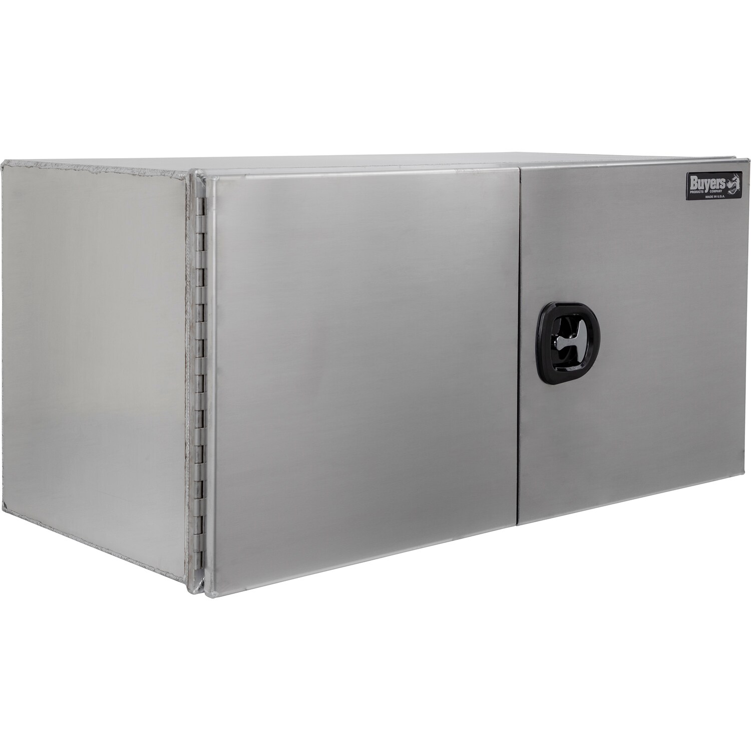 Caja de herramientas de aluminio liso para camiones debajo del chasis de 48 pulgadas x 24 pulgadas x 24 pulgadas de Buyers Products