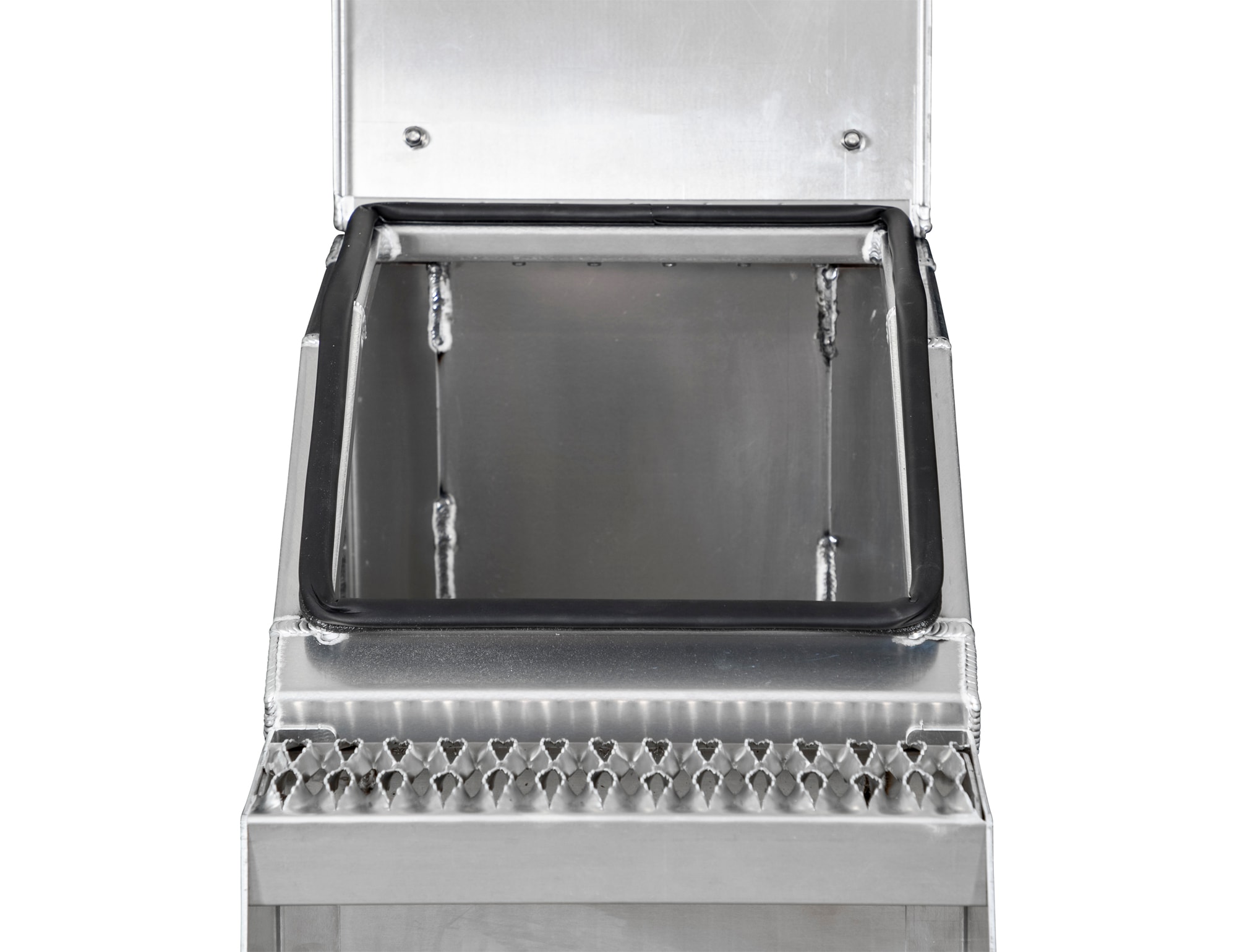 Caja de herramientas para camiones de aluminio liso de 16.3 pulgadas x 28.5 pulgadas x 23.3 pulgadas de Buyers Products
